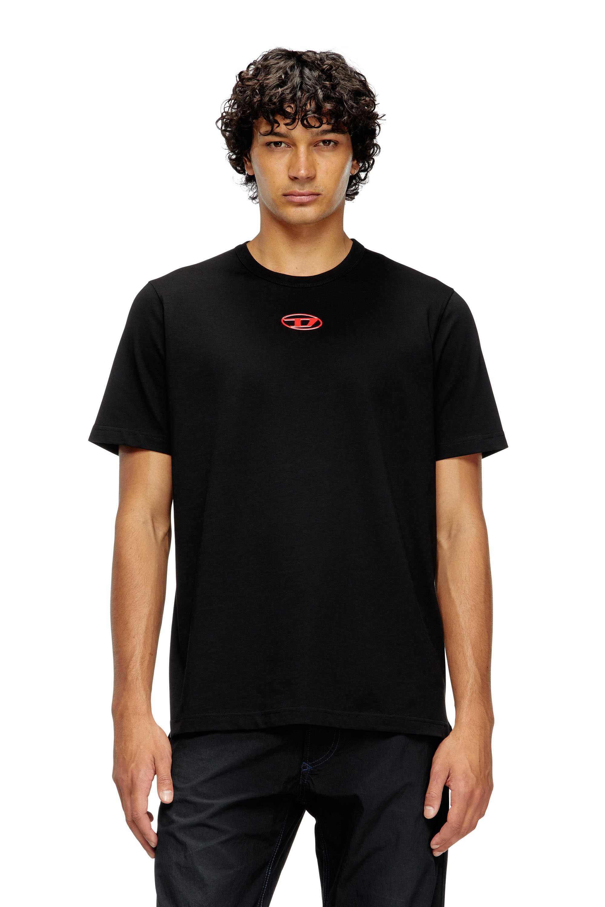 Diesel - T-ADJUST-OD, Camiseta con Oval D metálico Hombre in ToBeDefined - 1