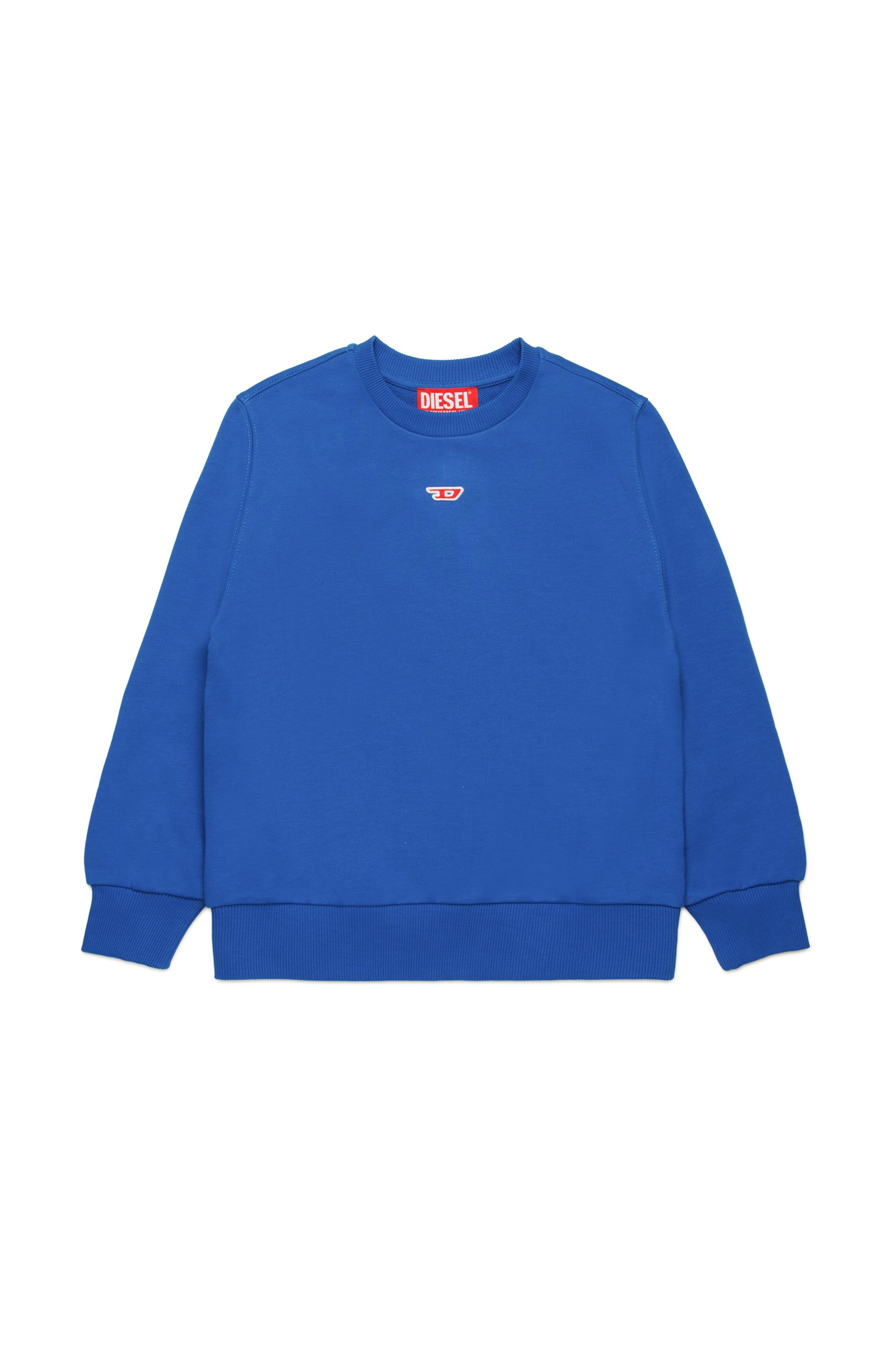 Diesel - SGINND OVER, Sudadera con logotipo D Unisex in Azul marino - 1