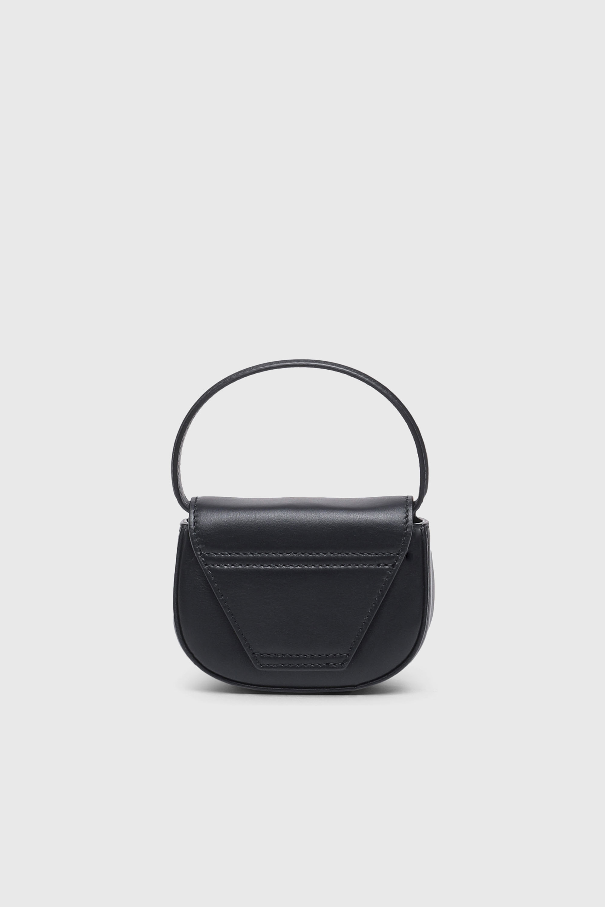 Diesel - 1DR XS, 1DR XS-Minibolso ic&oacute;nico con placa D logo Mujer in Negro - 2