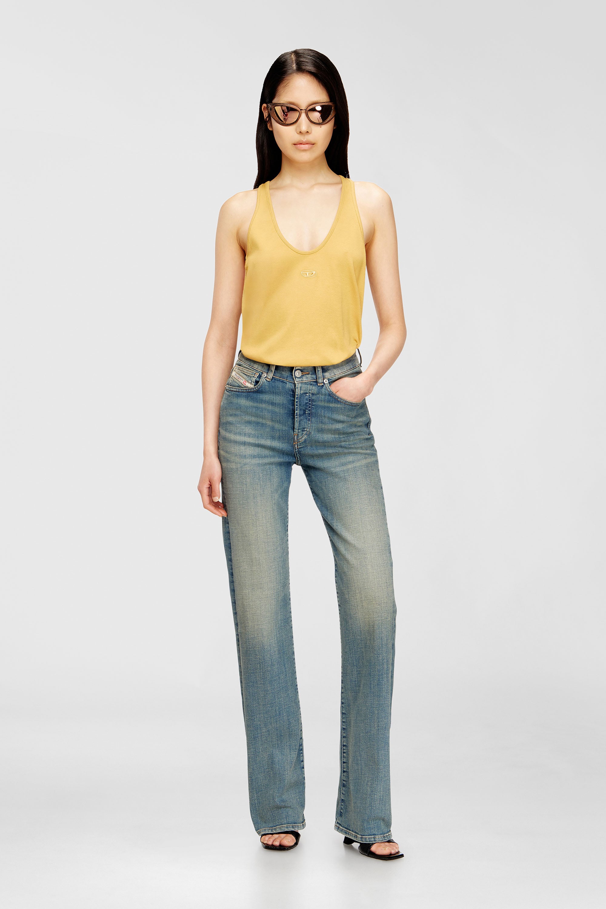 Diesel - Regular Jeans 1971 D-Sent 09N32 Mujer, Azul medio - 1