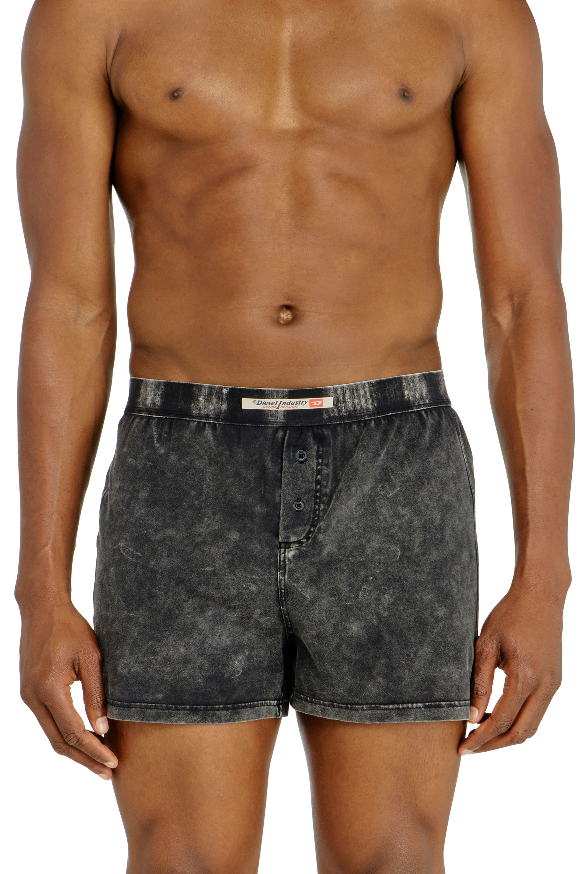 Diesel - STARPER-EL-DNM, B&oacute;xers de algod&oacute;n con efecto denim Hombre in Gris - 2