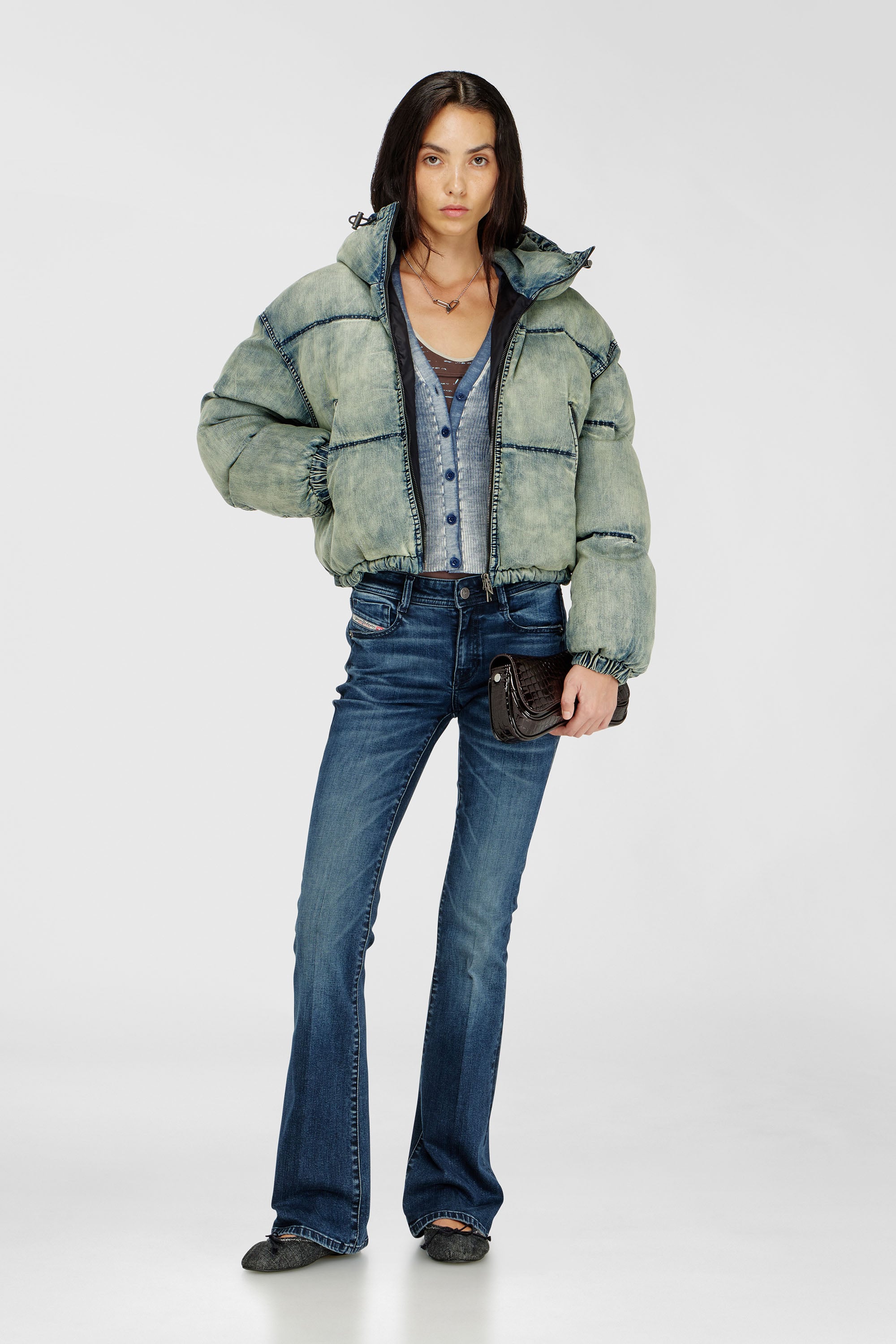 Diesel - Bootcut Jeans 1969 D-Ebbey 0ILDY Mujer, Azul Oscuro - 1