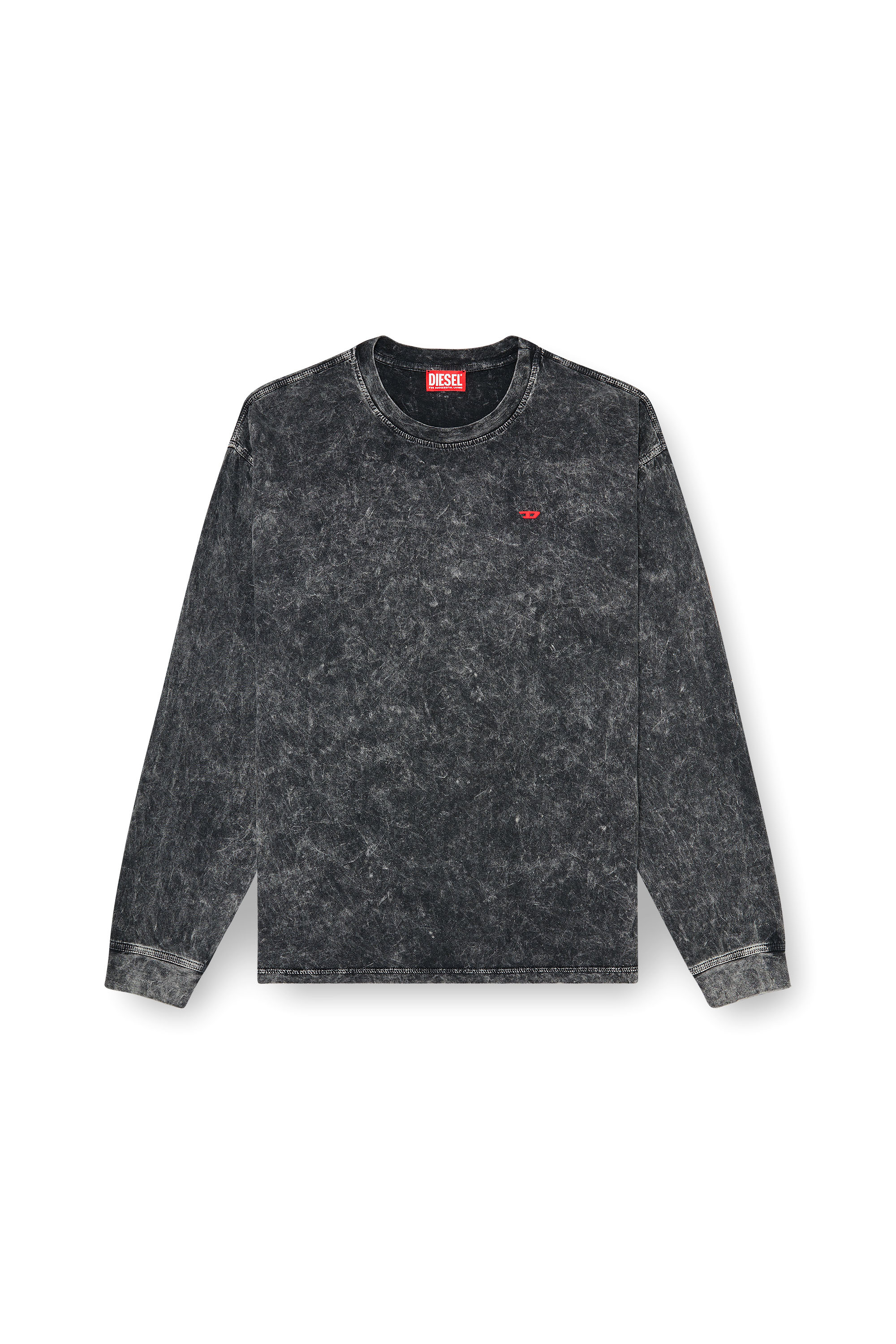 Diesel - T-BOXT-LS-AA5, Camiseta de manga larga con efecto tratado Hombre in ToBeDefined - 3