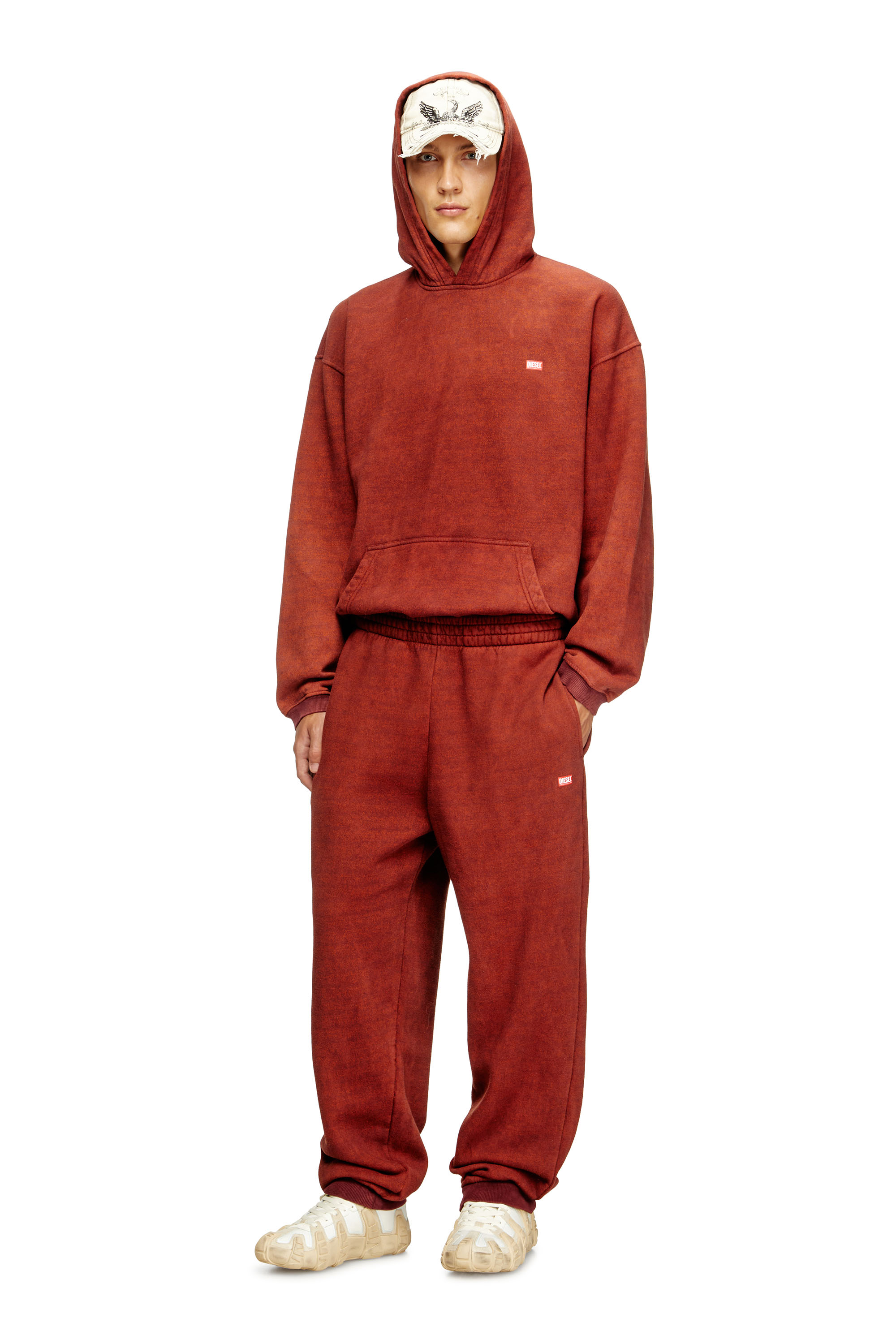 Diesel - P-MARKY-CUFF, Pantalones con cordón y acabado de canalé. Hombre in ToBeDefined - 2