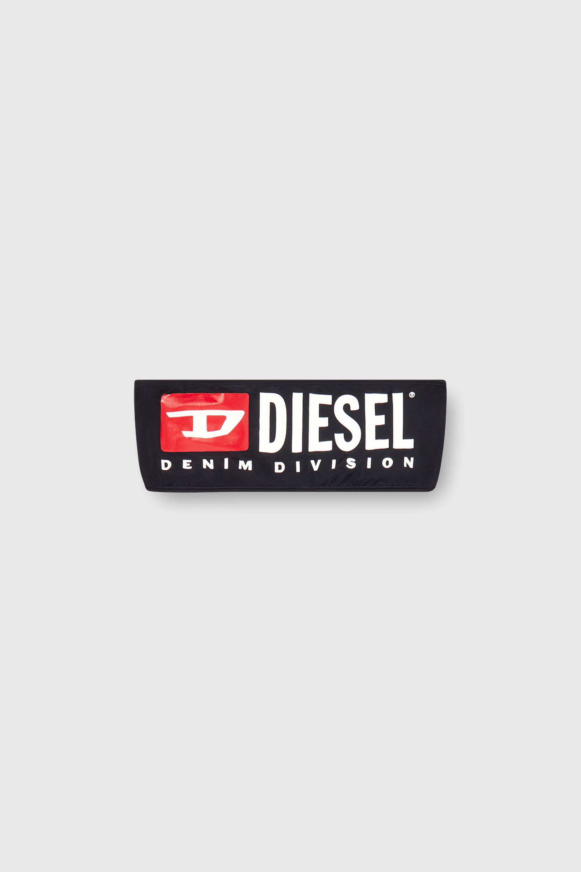 Diesel - BFB-BRYNA, Sujetador de bikini bandeau con logotipo grande Mujer in Negro - 2