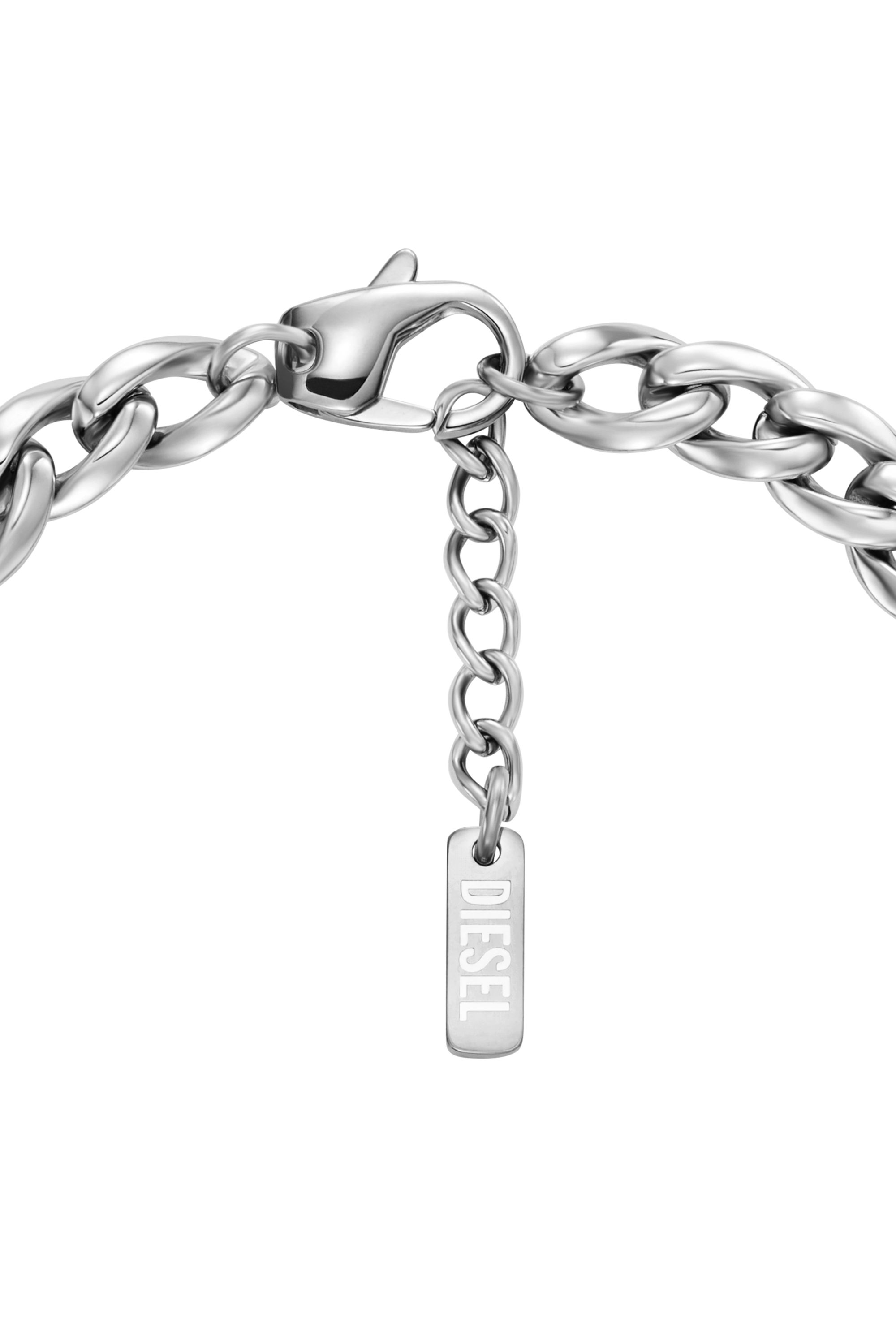 Diesel - DX1721040, Pulsera de cadena de acero inoxidable Unisex in Plateado - 2