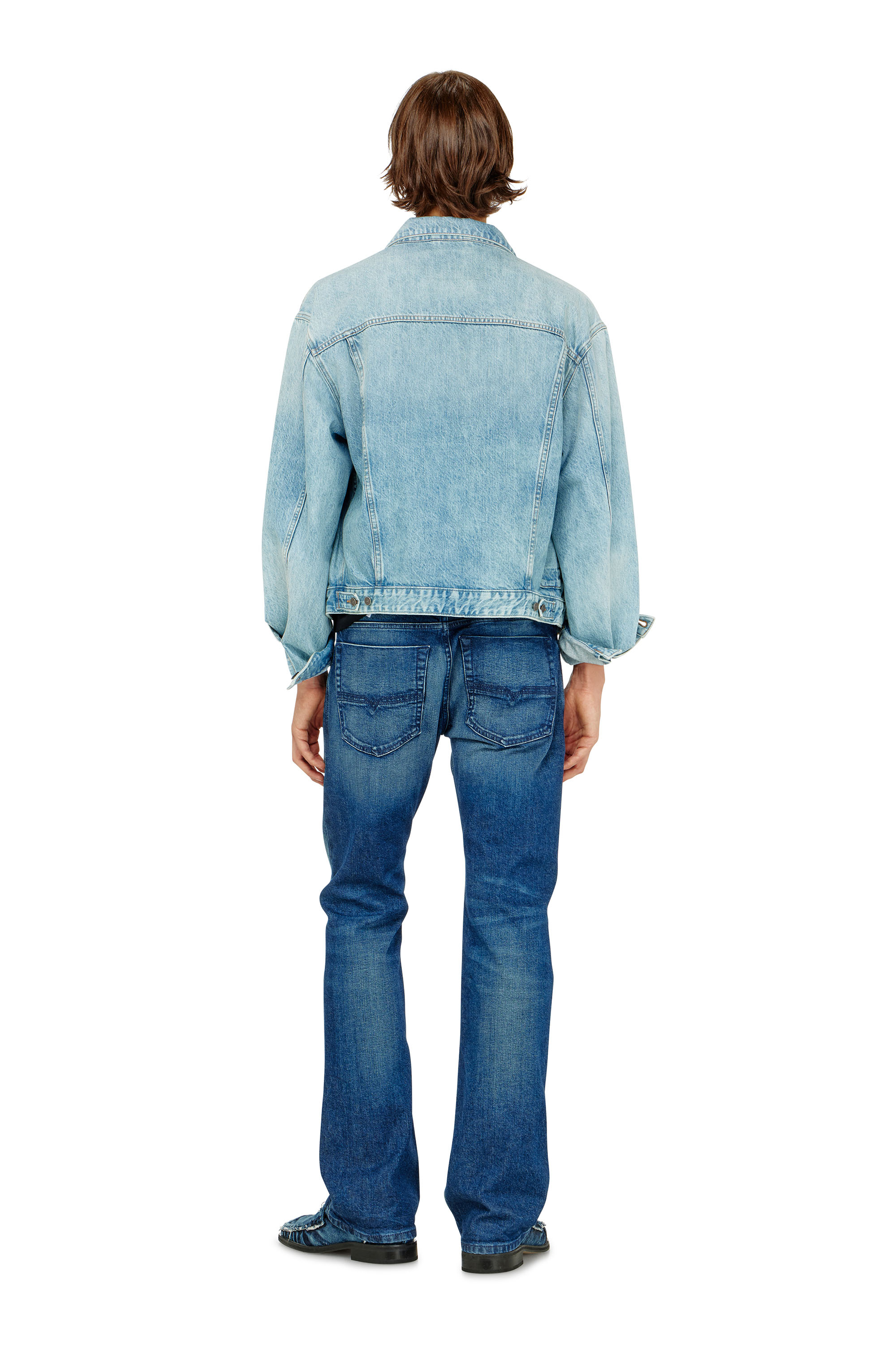 Diesel - Bootcut Jeans 2007 Zatiny 09L51 Hombre, Azul Oscuro - 3