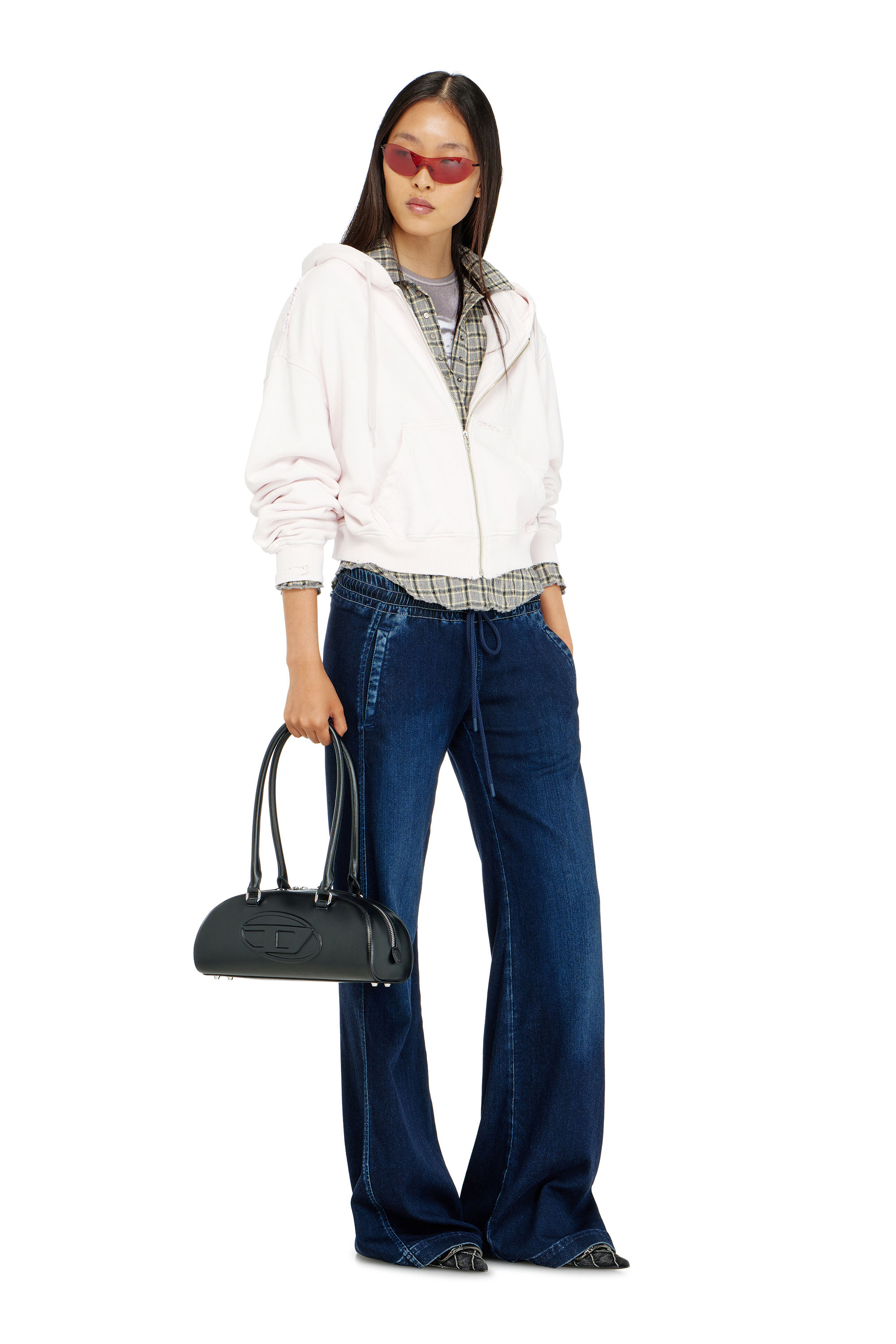 Diesel - Relaxed 2078 D-Ainty Joggjeans&reg; 09P96 Mujer, Azul Oscuro - 1