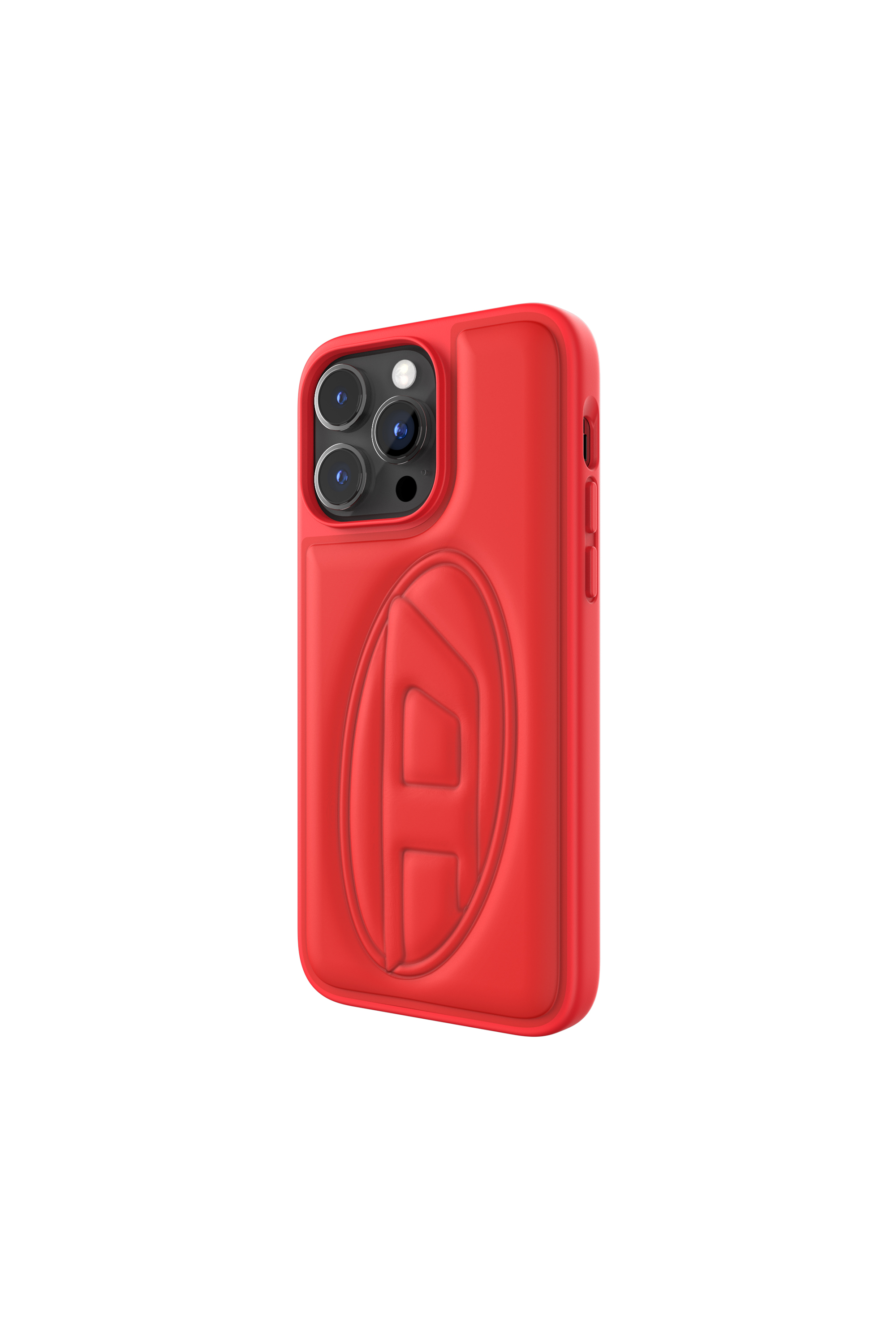 Diesel - 50267 MOULDED CASE, Funda moldeada oval D por iPhone 14 Pro Max Unisex in Rojo - 4