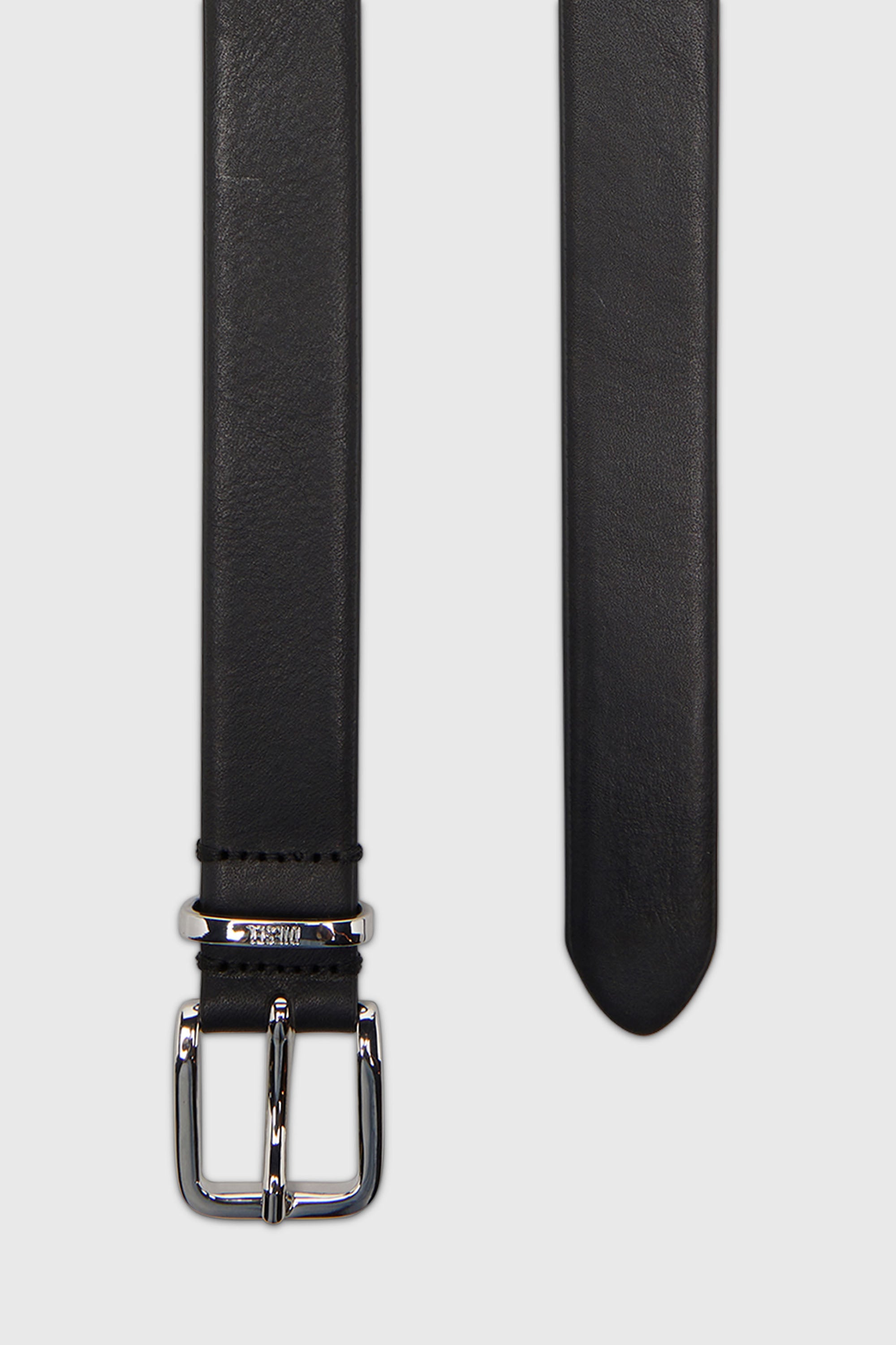 Diesel - B-BISCOTTO W KNOT 25, Cintur&oacute;n 2.5 cm de cuero Mujer in Negro - 2