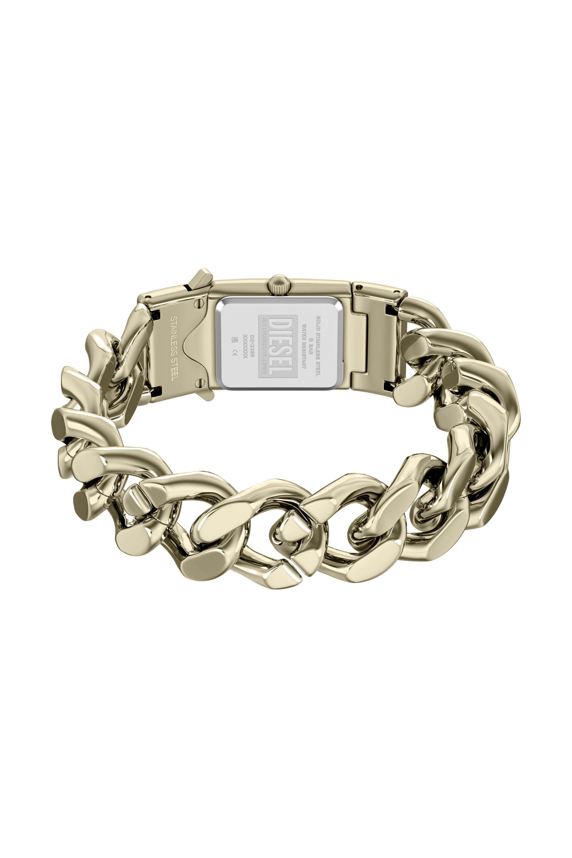 Diesel - DZ2235 WATCH, Reloj Closer de acero inoxidable con tono dorado Hombre in Dorado - 5