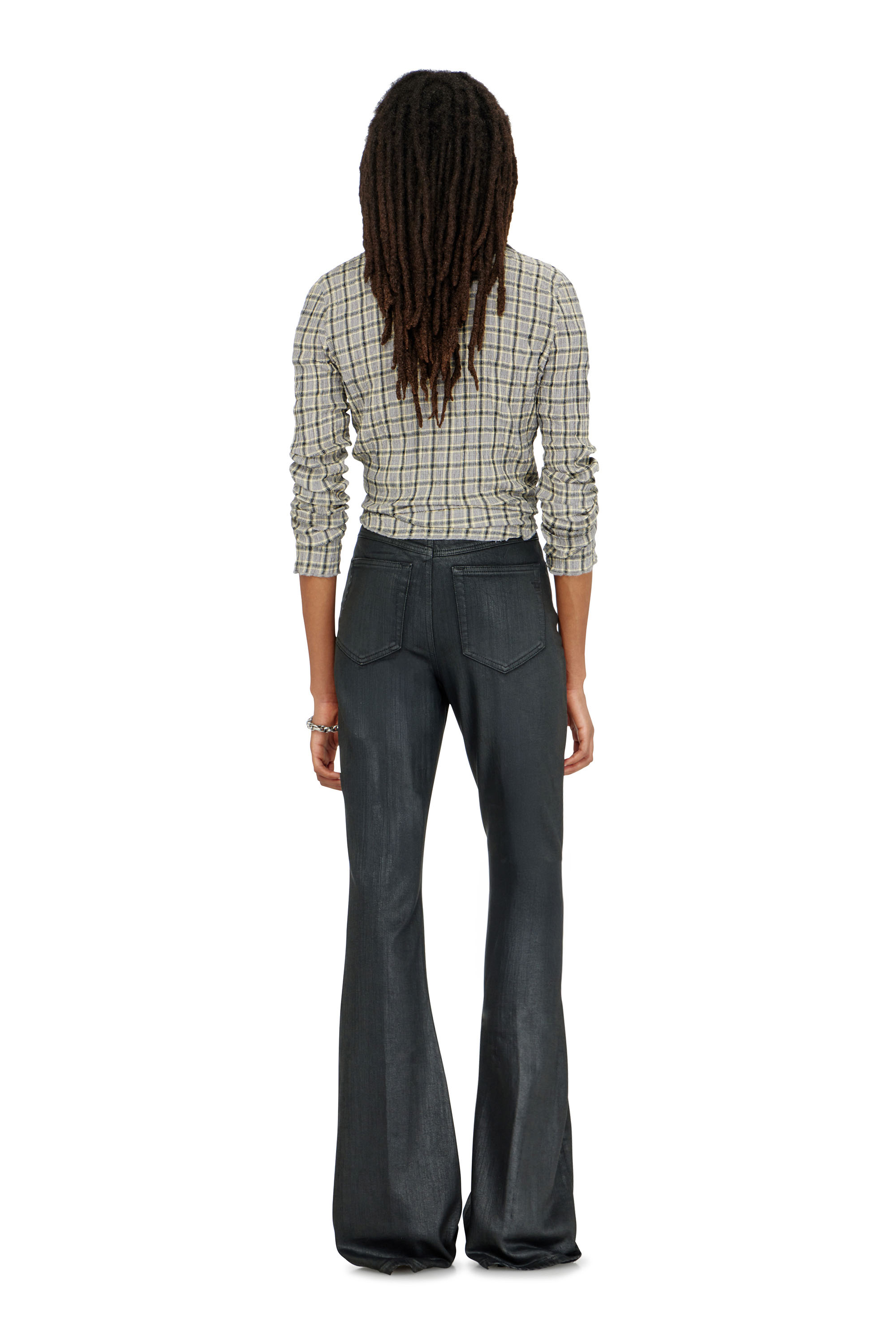 Diesel - Bootcut Jeans 1973 D-Partt 09P78 Mujer, Negro/Gris oscuro - 3