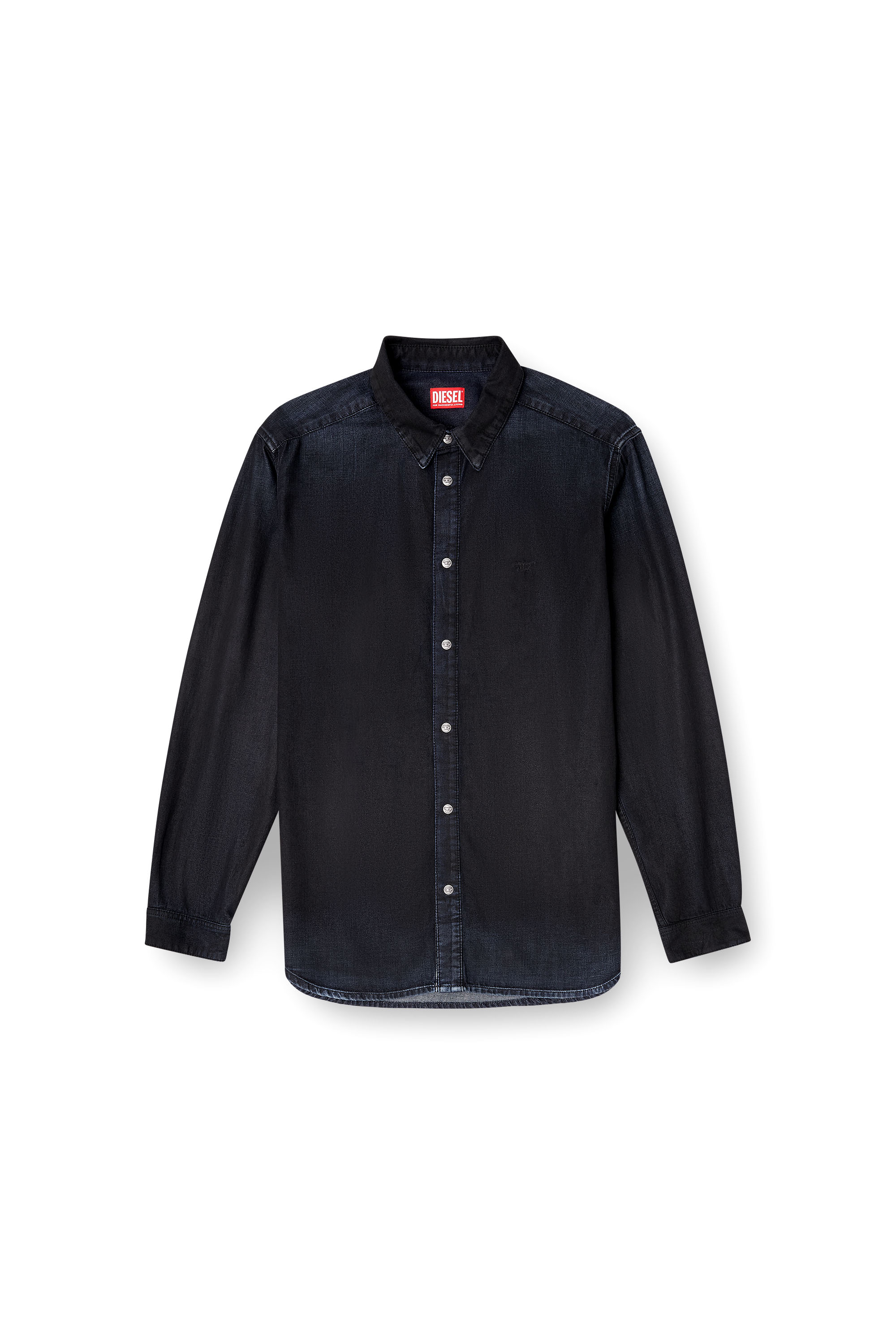 Diesel - D-SIMPLY, Camisa de denim de mangas largas Hombre in Azul marino - 3