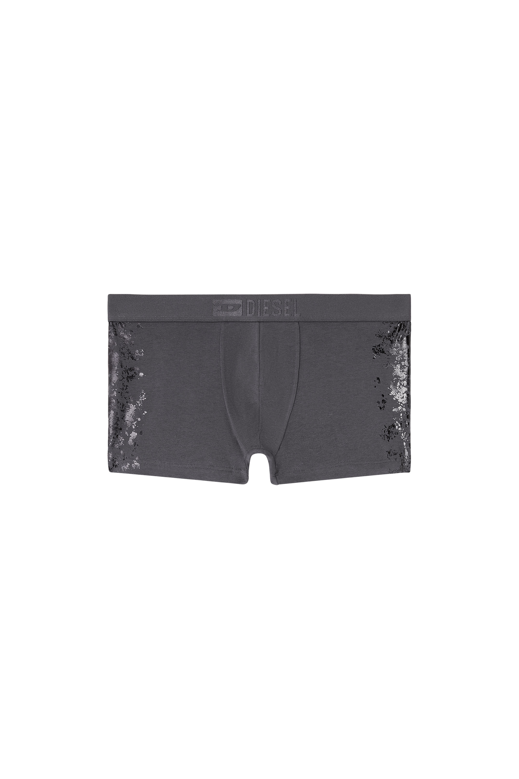 Diesel - DAMIEN-GFT, Boxers de algodón elástico con estampado tonal Hombre in Gris - 3