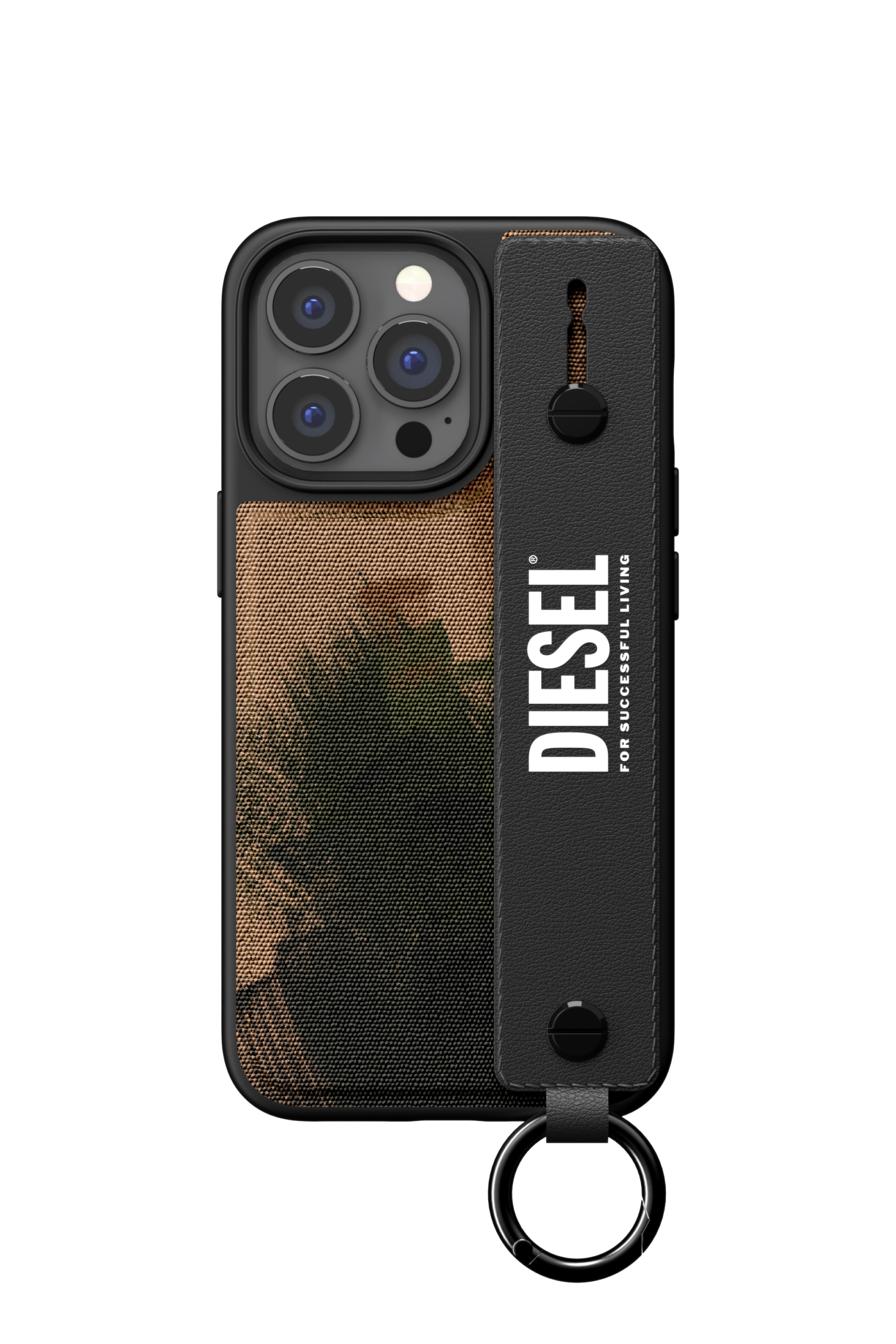 Diesel - 47180 HANDSTRAP CASE, Unisex's Handstrap case for iPhone 13/13Pro in Military Green - 2