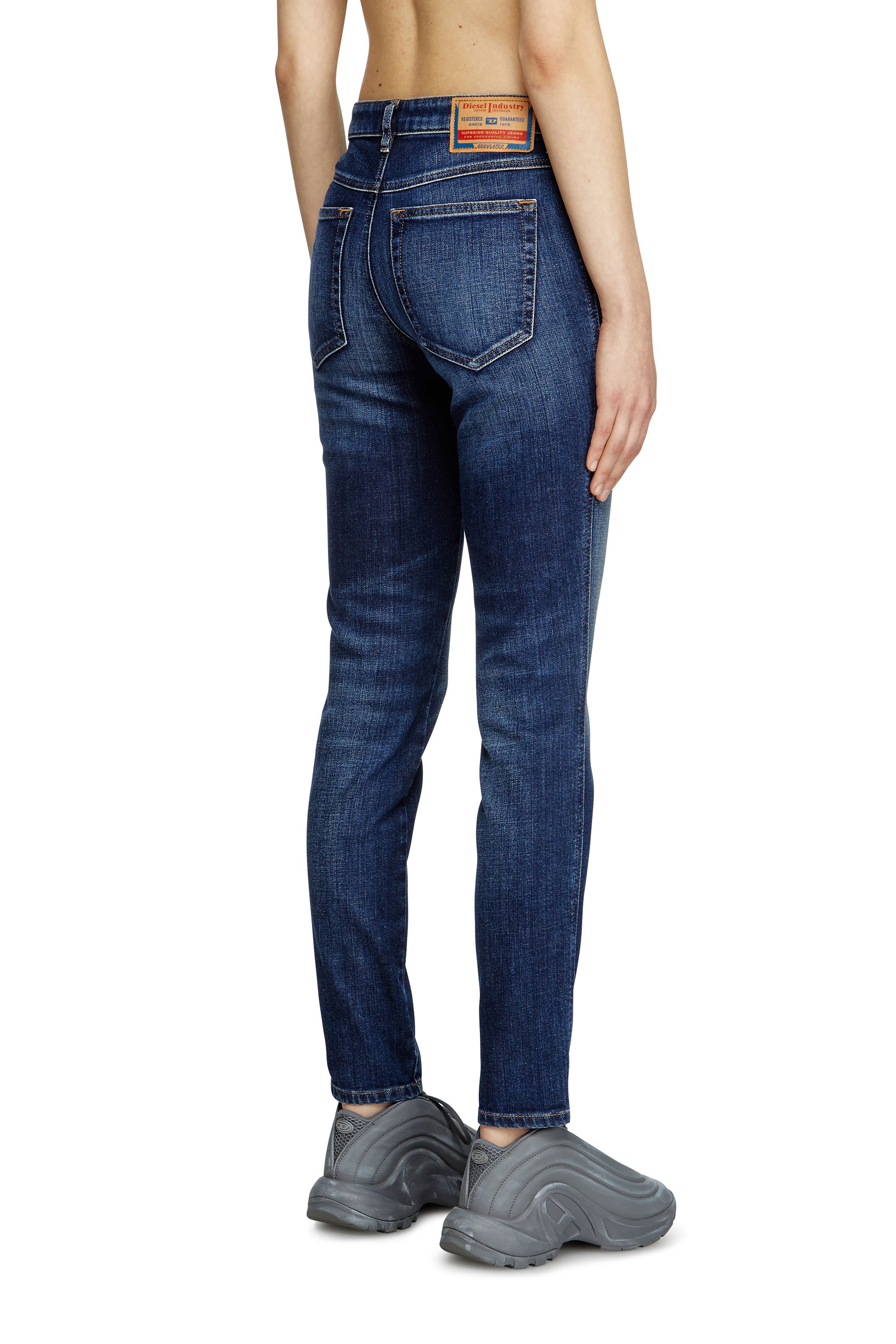 Diesel - Skinny Jeans 2015 Babhila 09L03 Mujer, Azul medio - 4