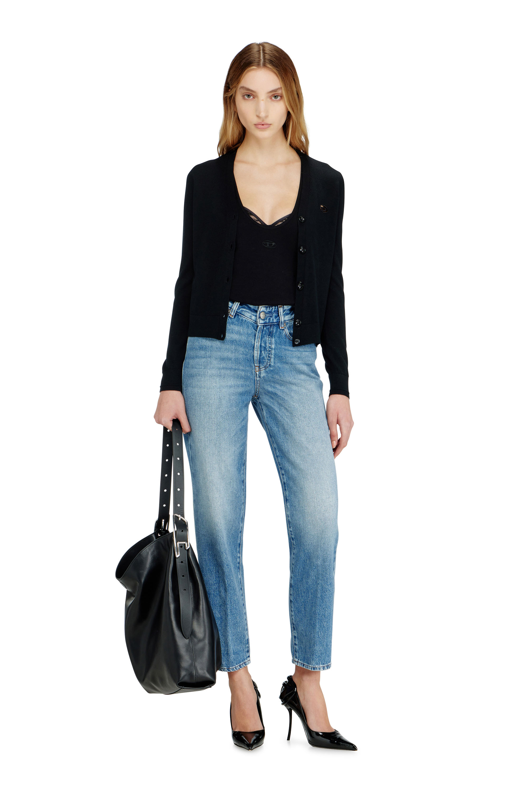 Diesel - Regular Jeans 1981 D-Went 09Q07 Mujer, Azul Claro - 1