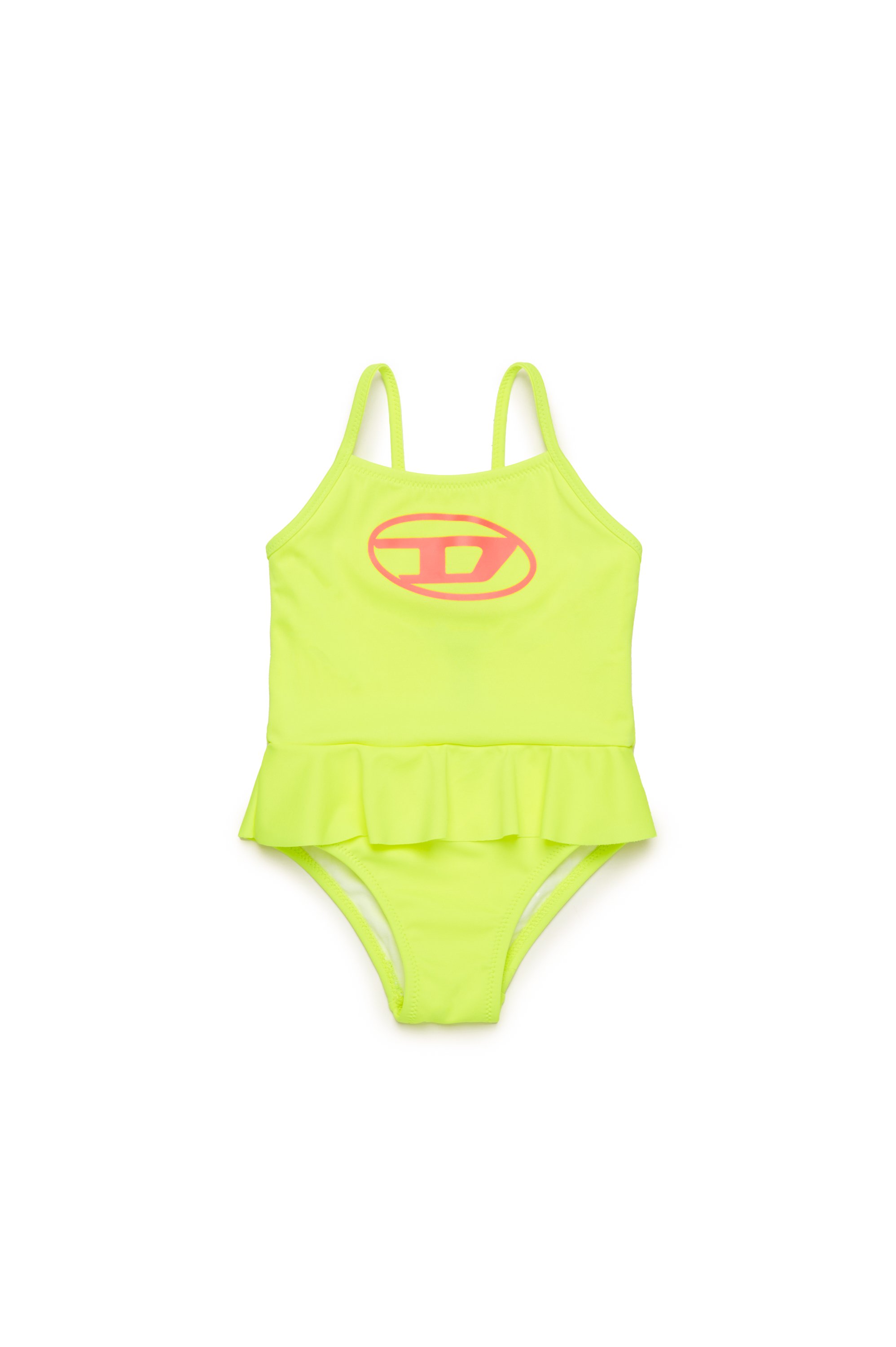 Diesel - MIAREB, Bañador con volantes y estampado Oval D Mujer in Amarillo - 1