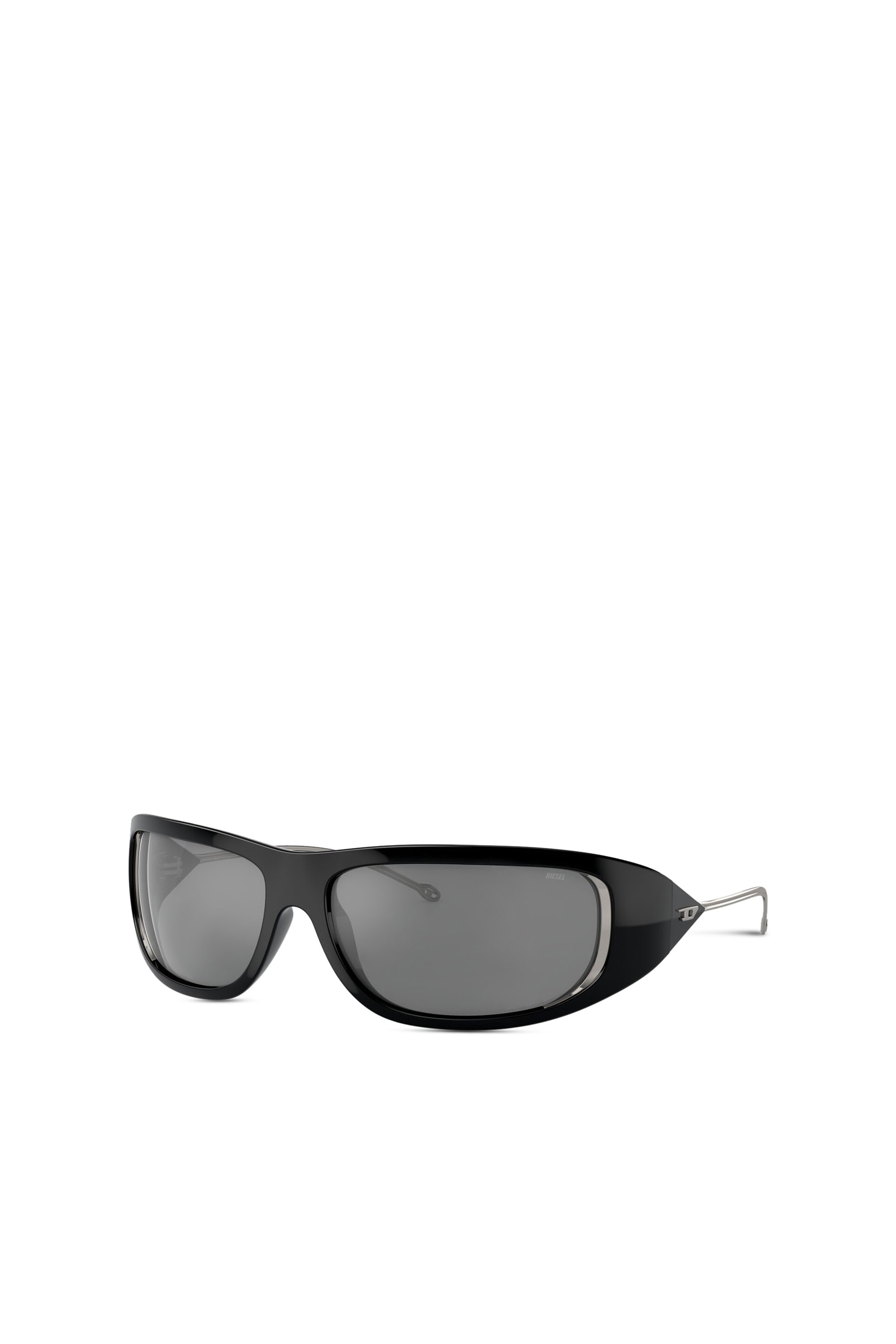 Diesel - 0DL3001 SIZE 61, Gafas con estilo envolvente Unisex in Negro - 4