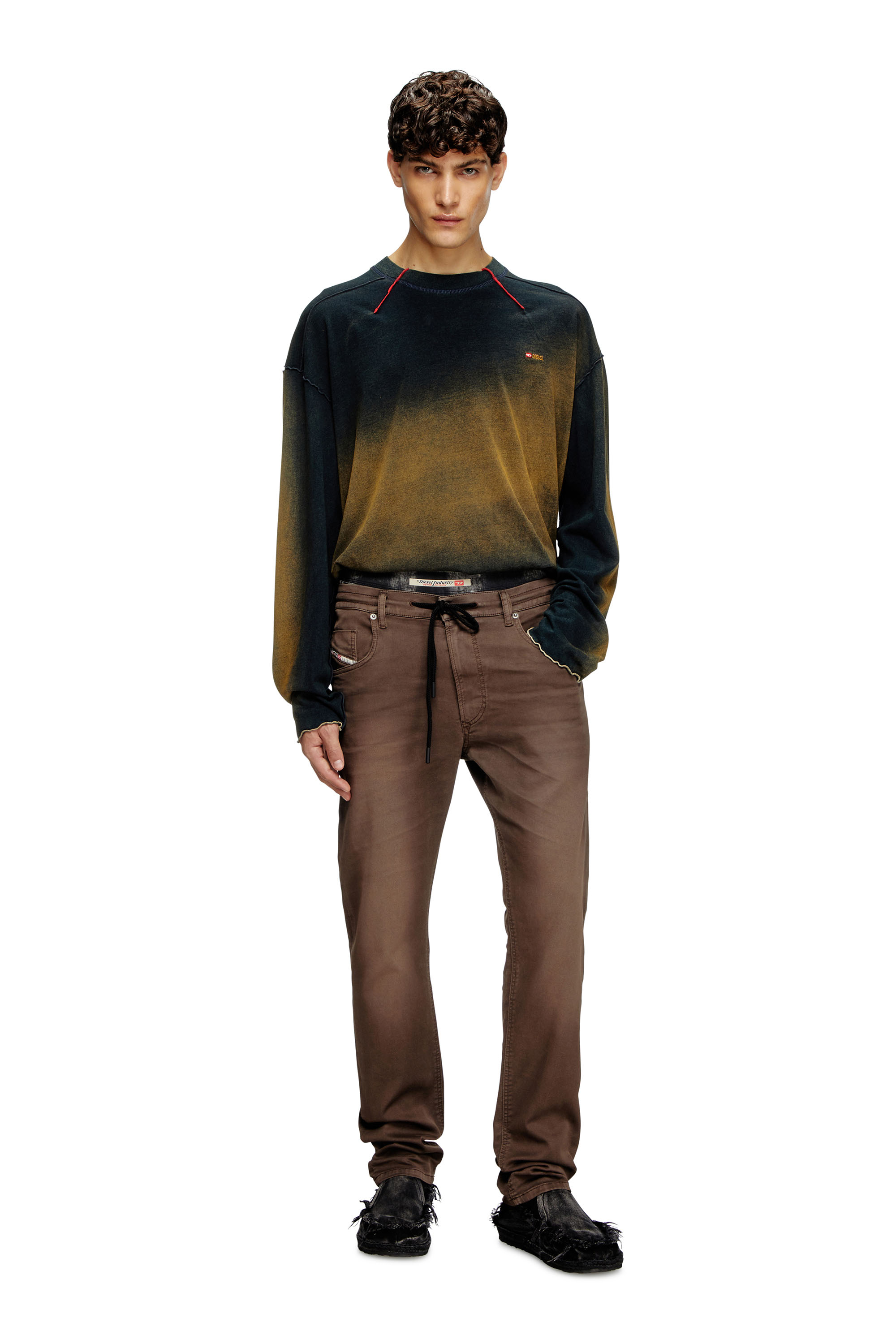 Regular 2032 D-Krooley Joggjeans® 0670M, Marrón Diesel - Regular 2032 D-Krooley Joggjeans® 0670M Hombre, Marrón - 1