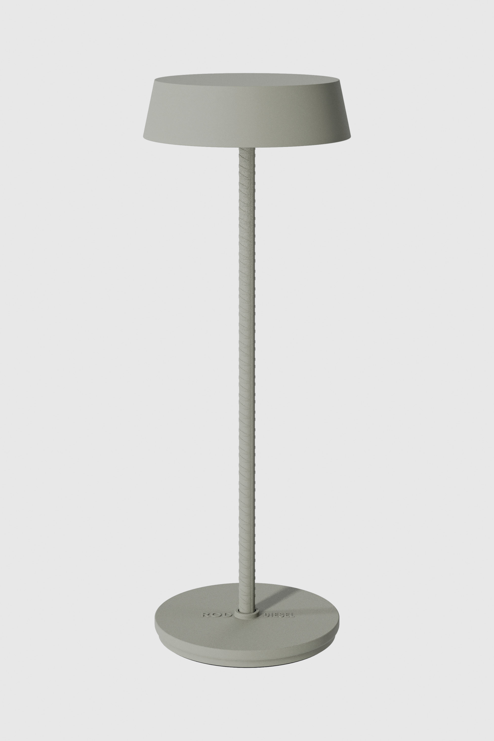 Diesel - 51181 9230 ROD CORDLESS TABLE LAMP MOSS, L&aacute;mpara port&aacute;til y recargable Unisex in Gris - 1
