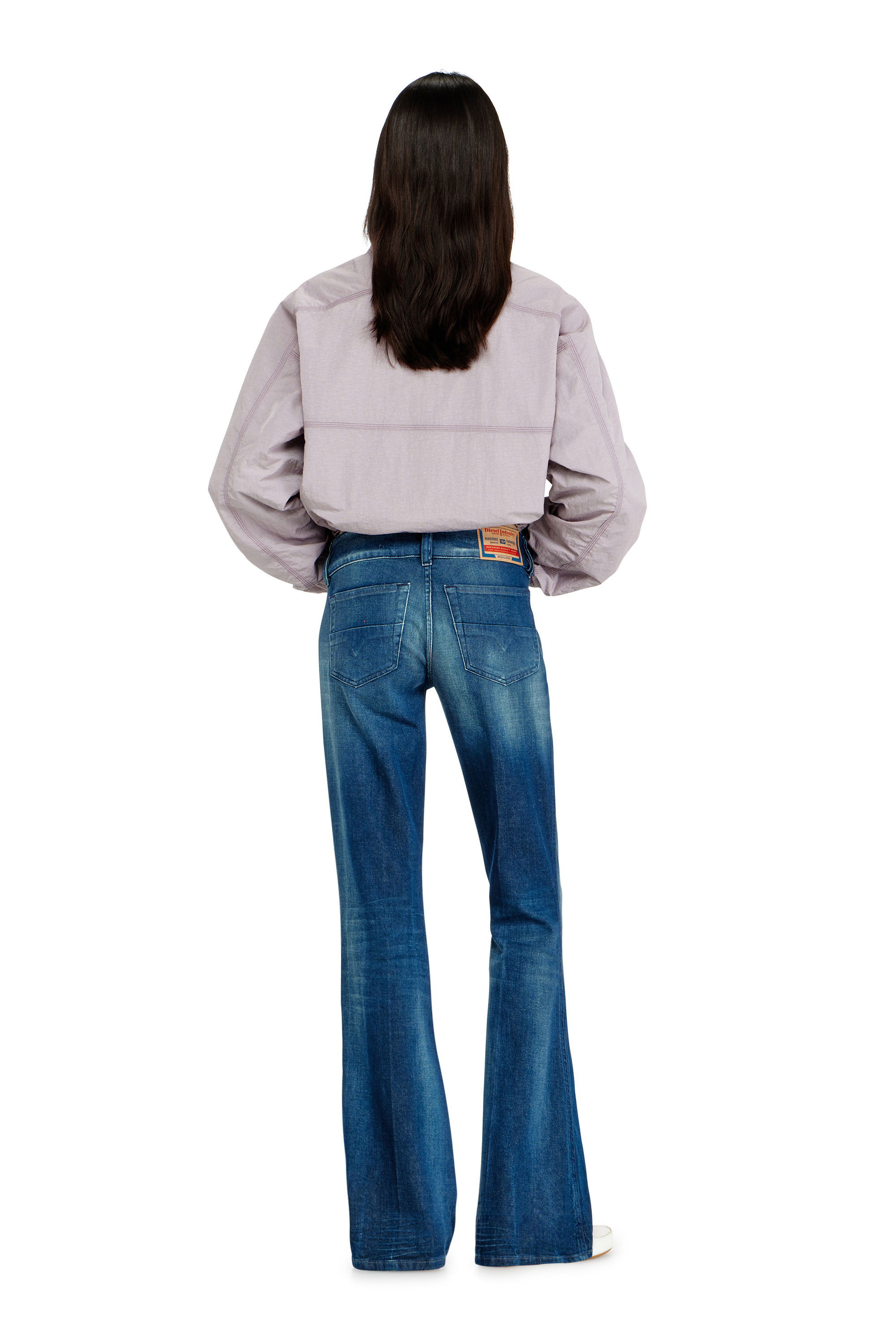 Diesel - Bootcut Jeans D-Hush 0ADBQ Mujer, Azul - 3