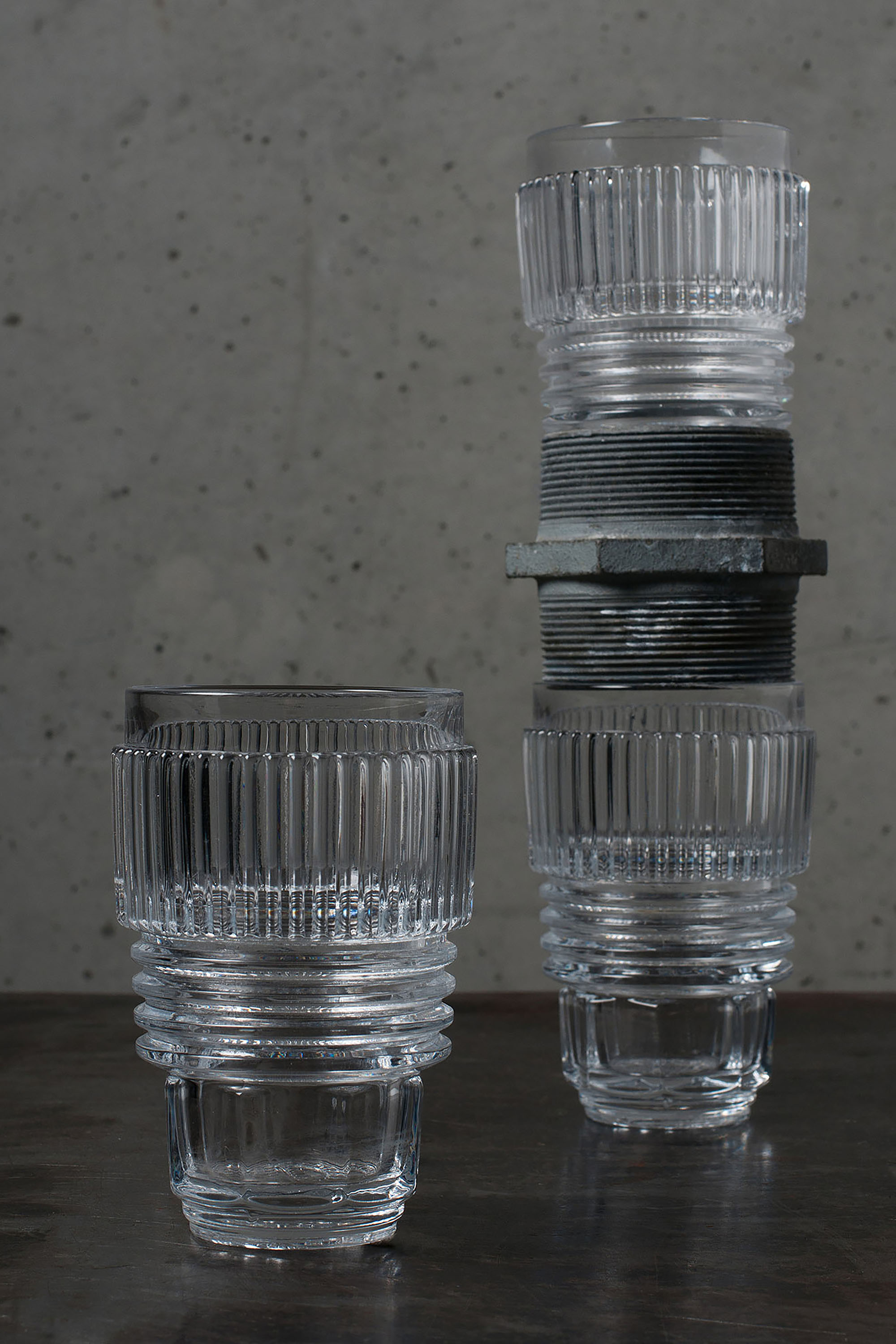 Diesel - MACHINE COLLECTION, Juego de 3 vasos grandes Unisex in Gen&eacute;rico - 3