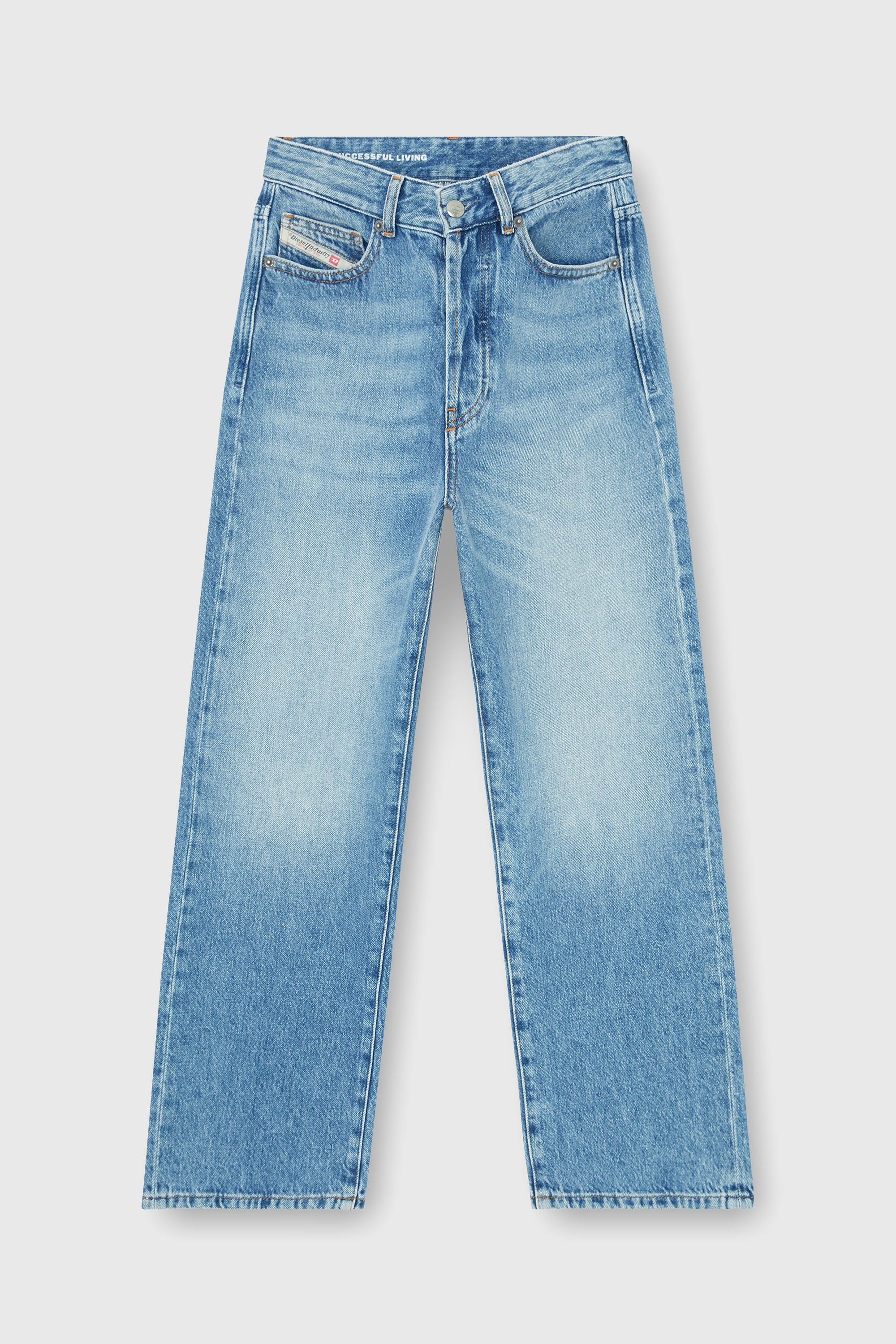 Diesel - Regular Jeans 1981 D-Went 09Q07 Mujer, Azul Claro - 2