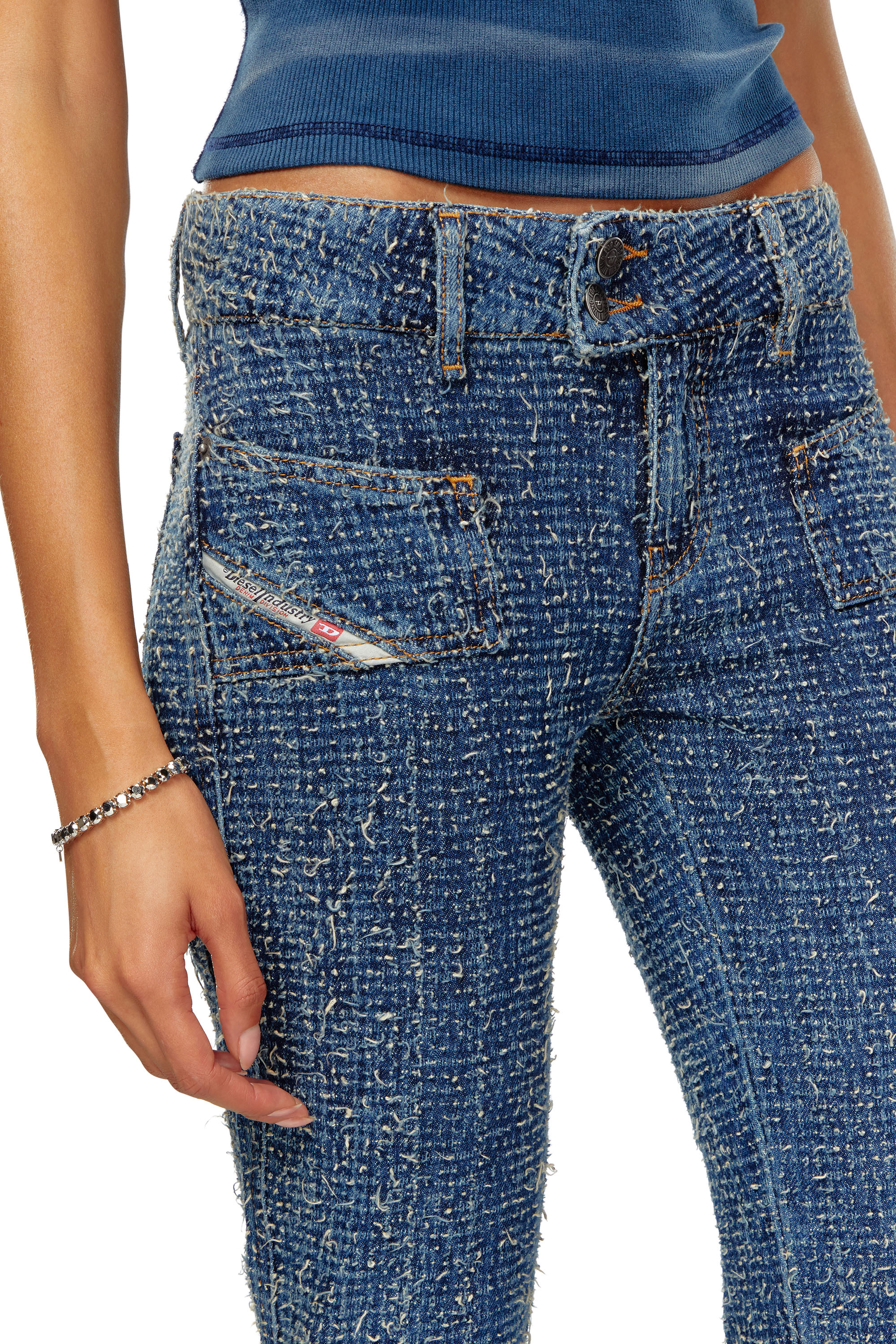 Diesel - Bootcut and Flare Jeans D-Ebush 0PGAH, Mujer Bootcut y Flare Jeans - D-Ebush in Azul marino - Image 5