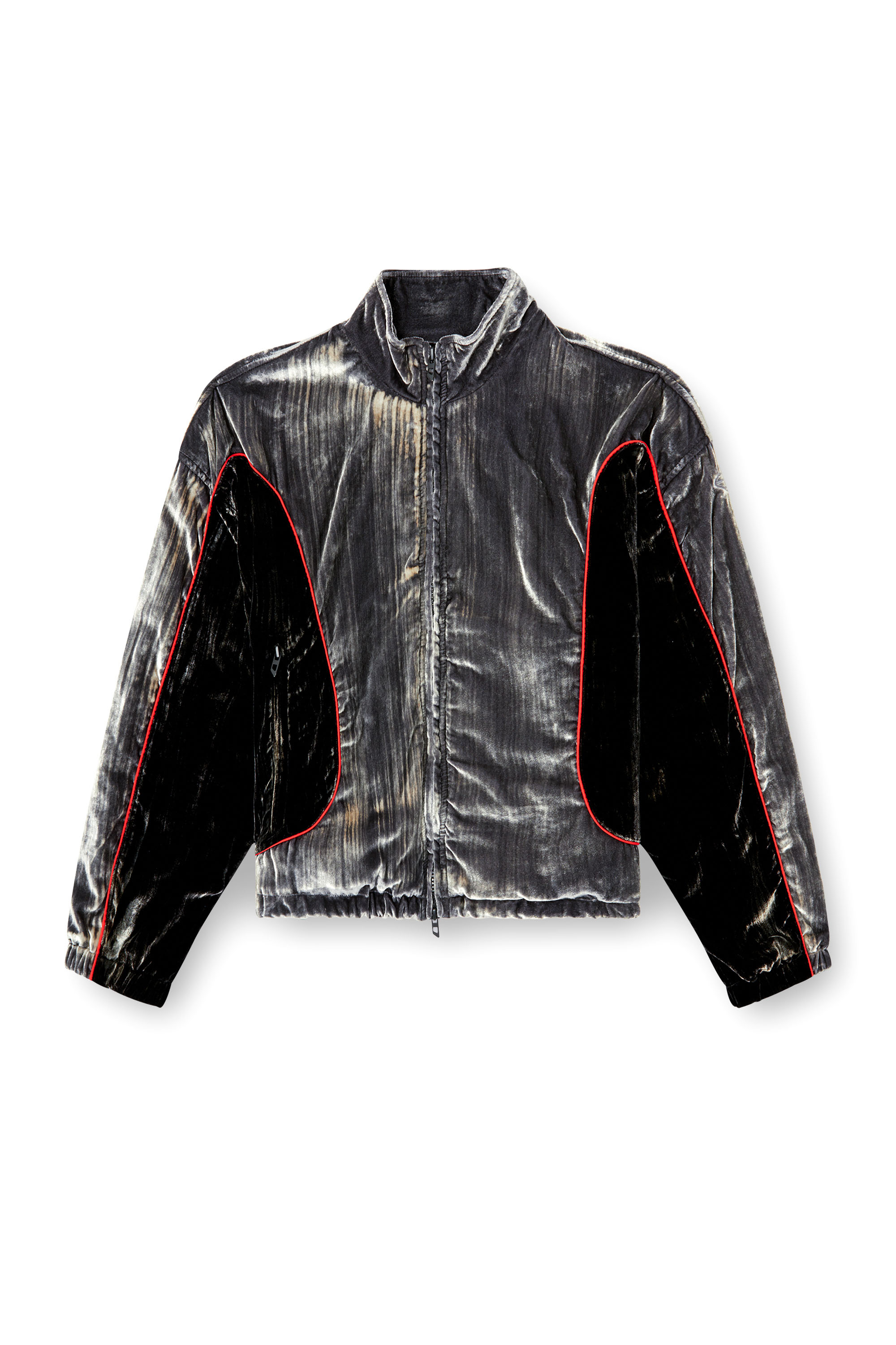 Diesel - G-RIFFIN, Chaqueta deportiva de terciopelo tratado Mujer in ToBeDefined - 3