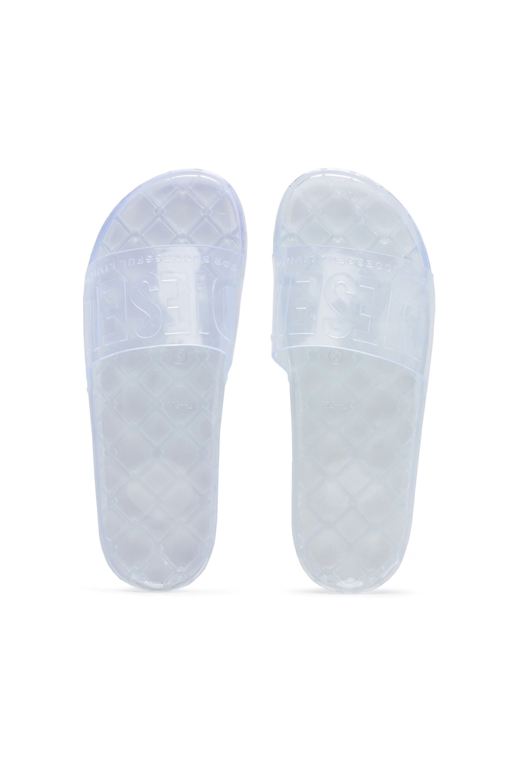 Diesel - SA-KARAIBI GL X, Mujer Sa-Karaibi-Chanclas de PVC transparente in Blanco - Image 5