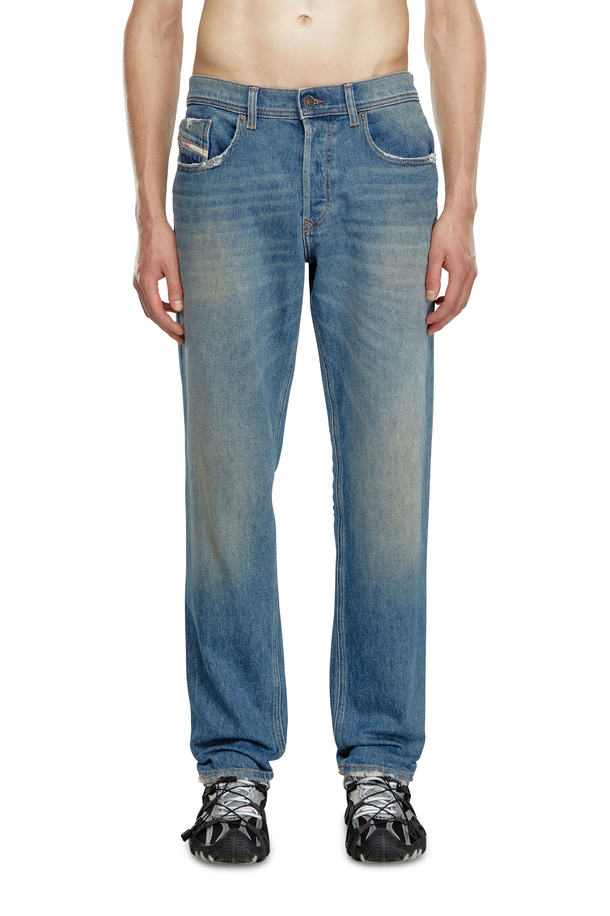 Diesel - Tapered Jeans 2023 D-Finitive 0GRDB, Hombre Tapered Jeans - 2023 D-Finitive in Azul marino - Image 1