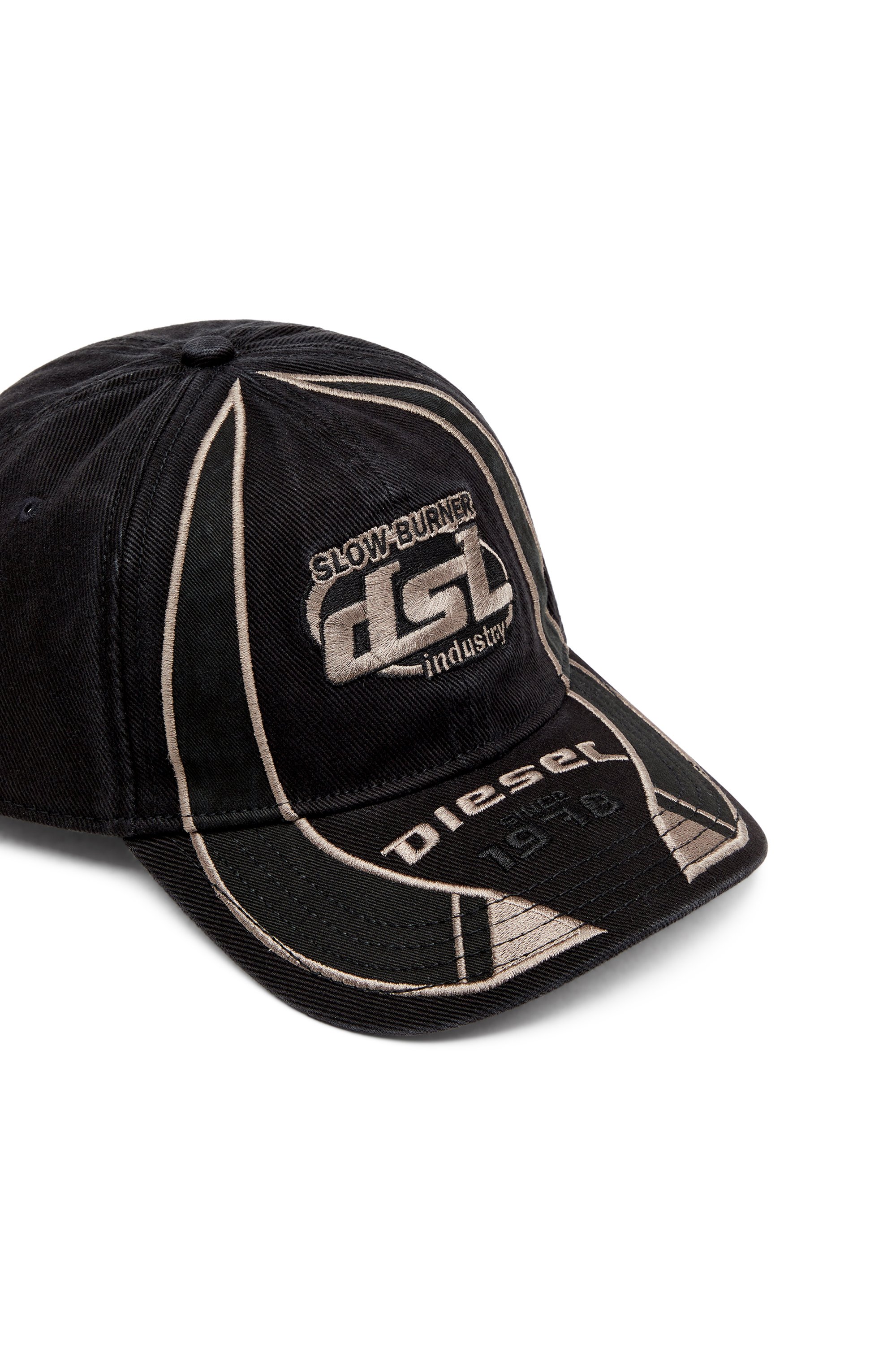 Diesel - C-ARSON, Gorra de béisbol con detalle bordado Hombre in Multicolor - 3