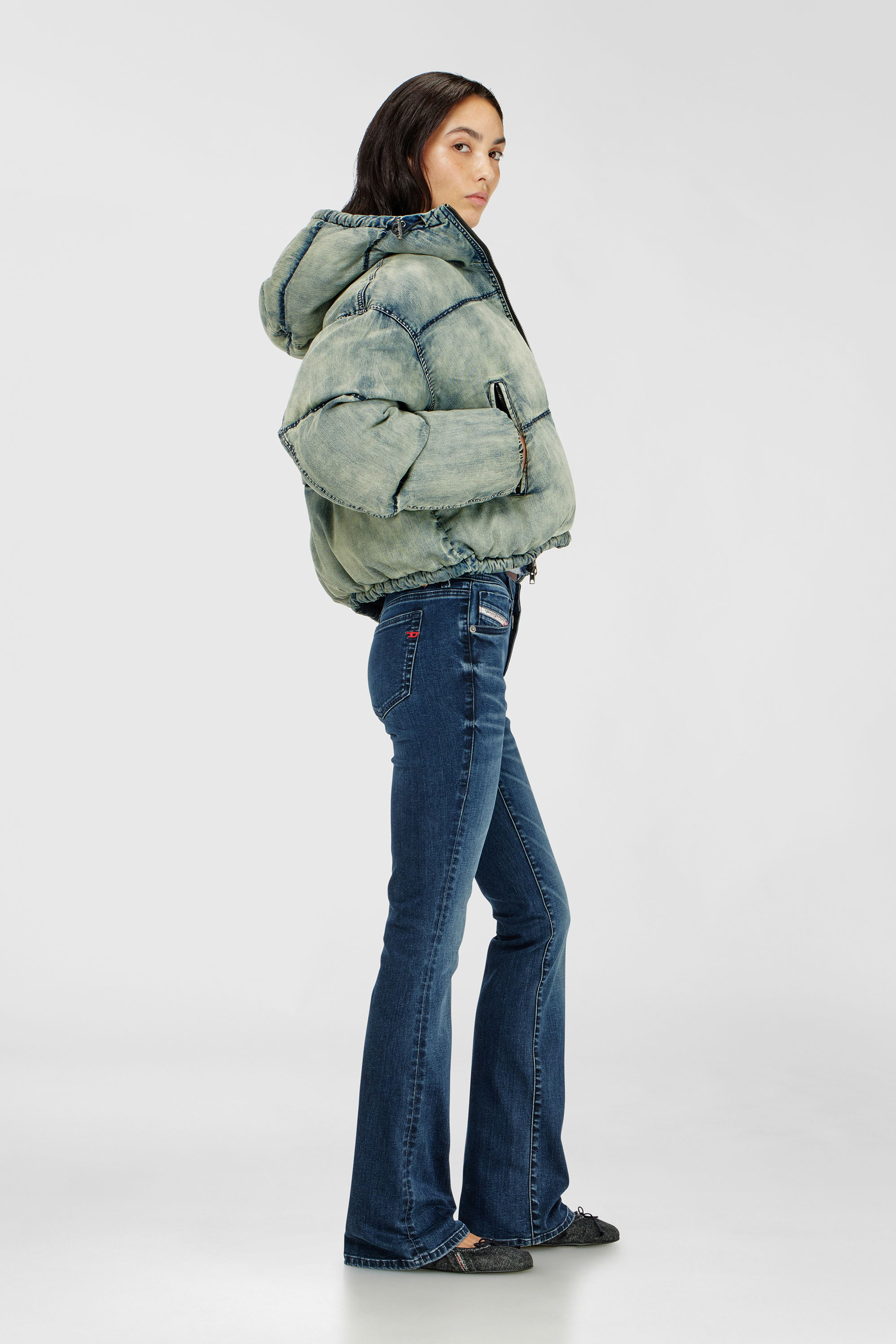 Diesel - Bootcut Jeans 1969 D-Ebbey 0ILDY Mujer, Azul Oscuro - 2