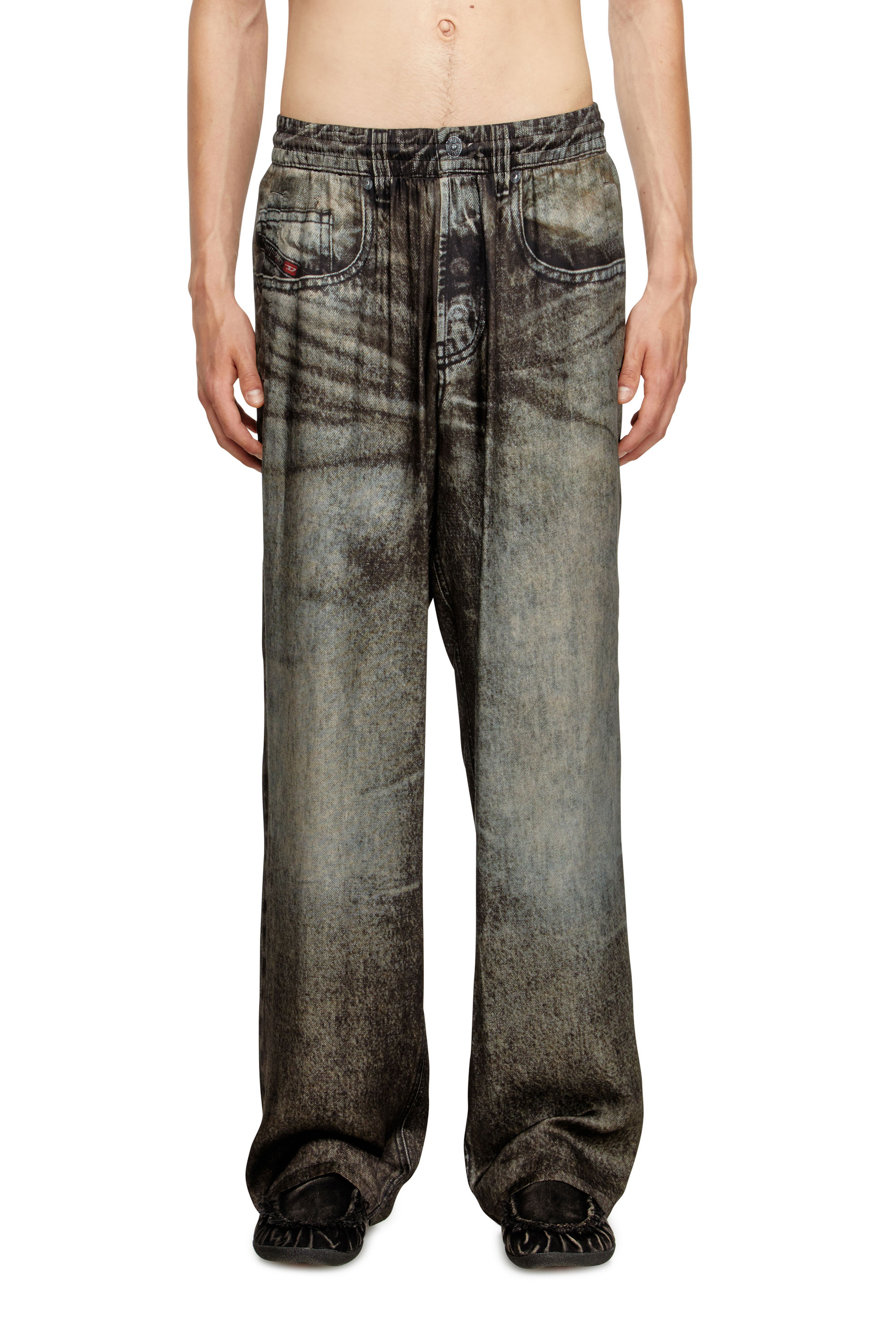 Diesel - P-THECK-LKCT, Pantalones elásticos de viscosa tipo denim Hombre in ToBeDefined - 1