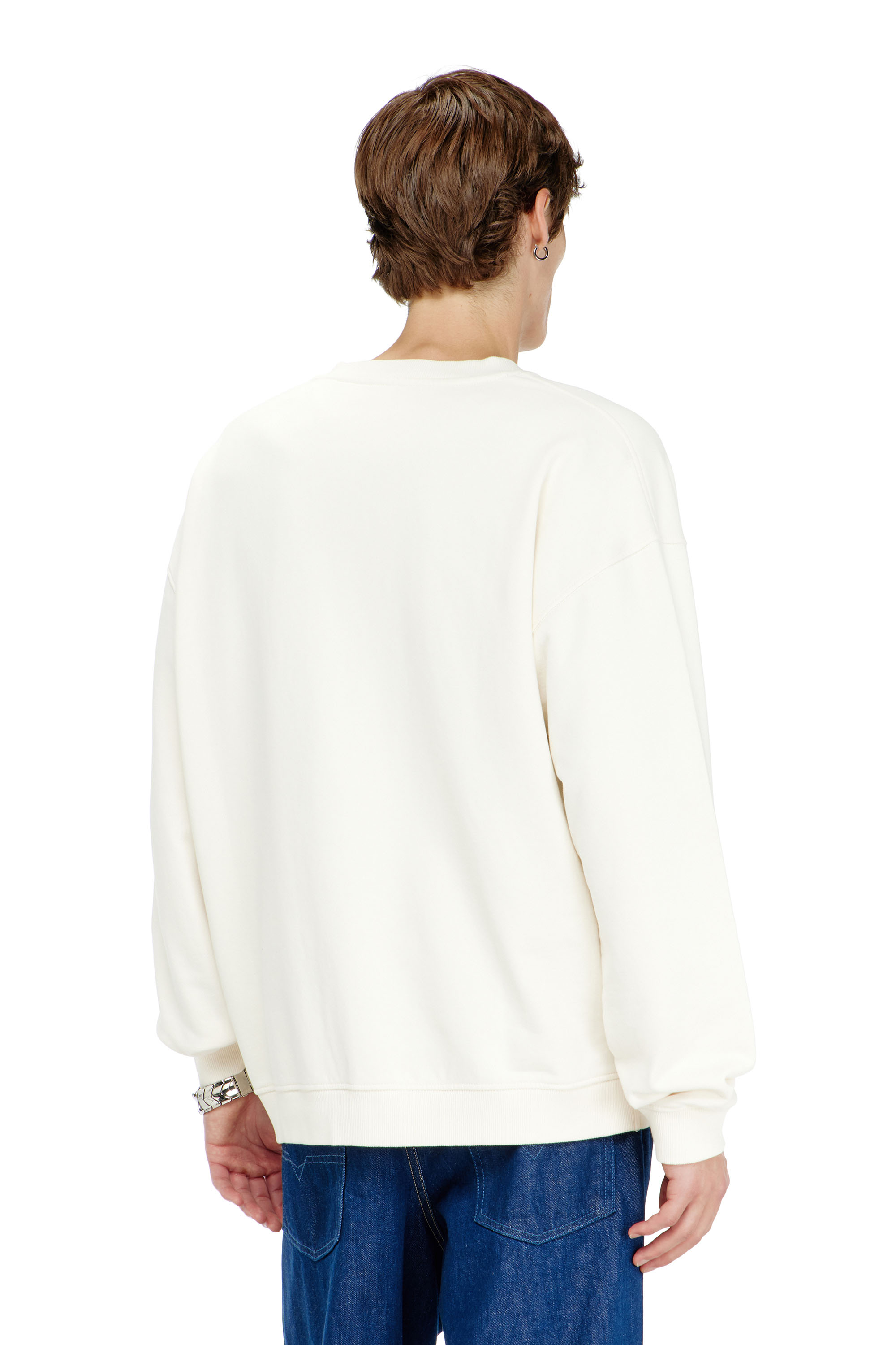 Diesel - S-BOXT-N5, Sudadera de algod&oacute;n con Oval D flocado Hombre in Multicolor - 4