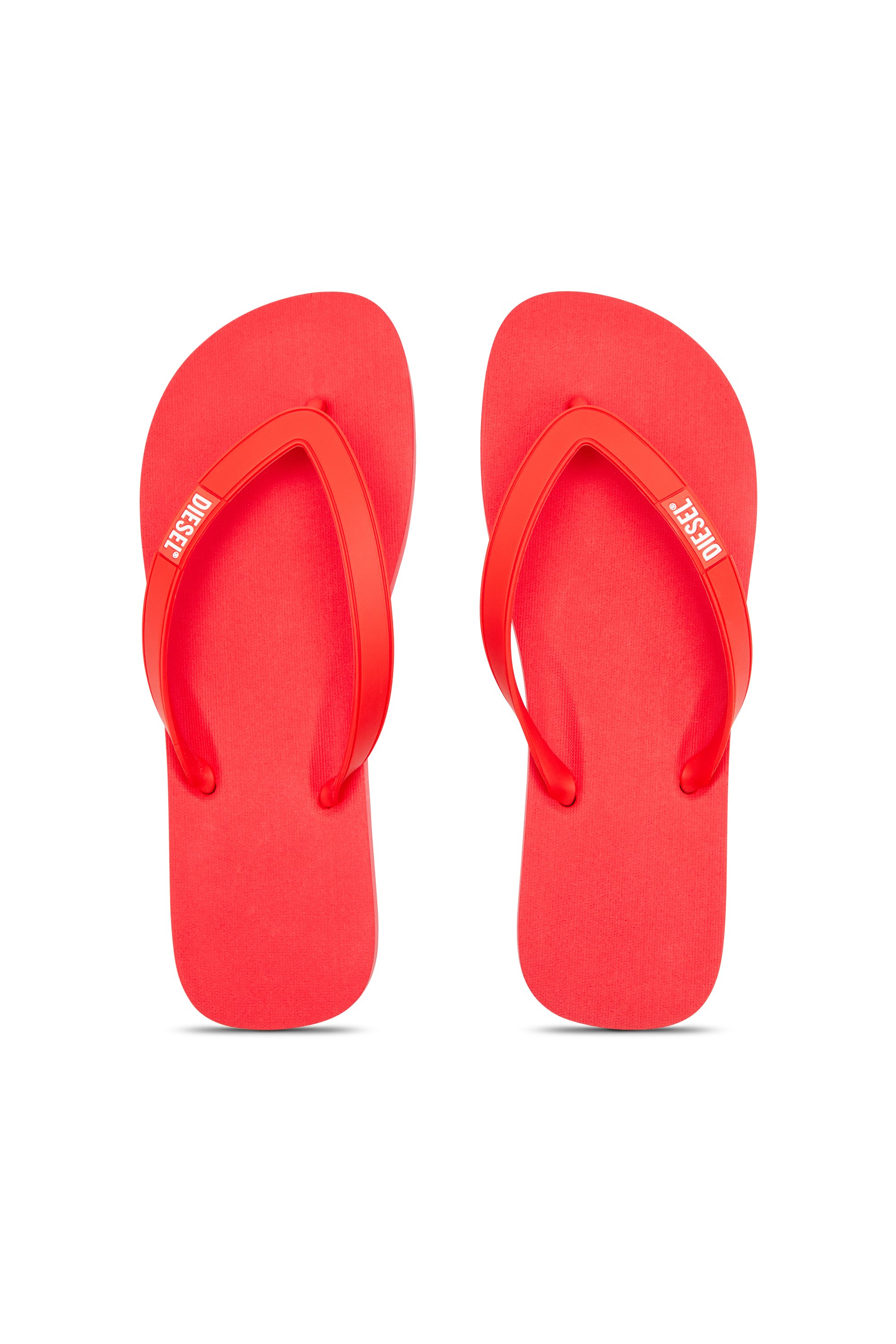 Diesel - SA-RIO, Man's Rubber flip-flops in Red - 5