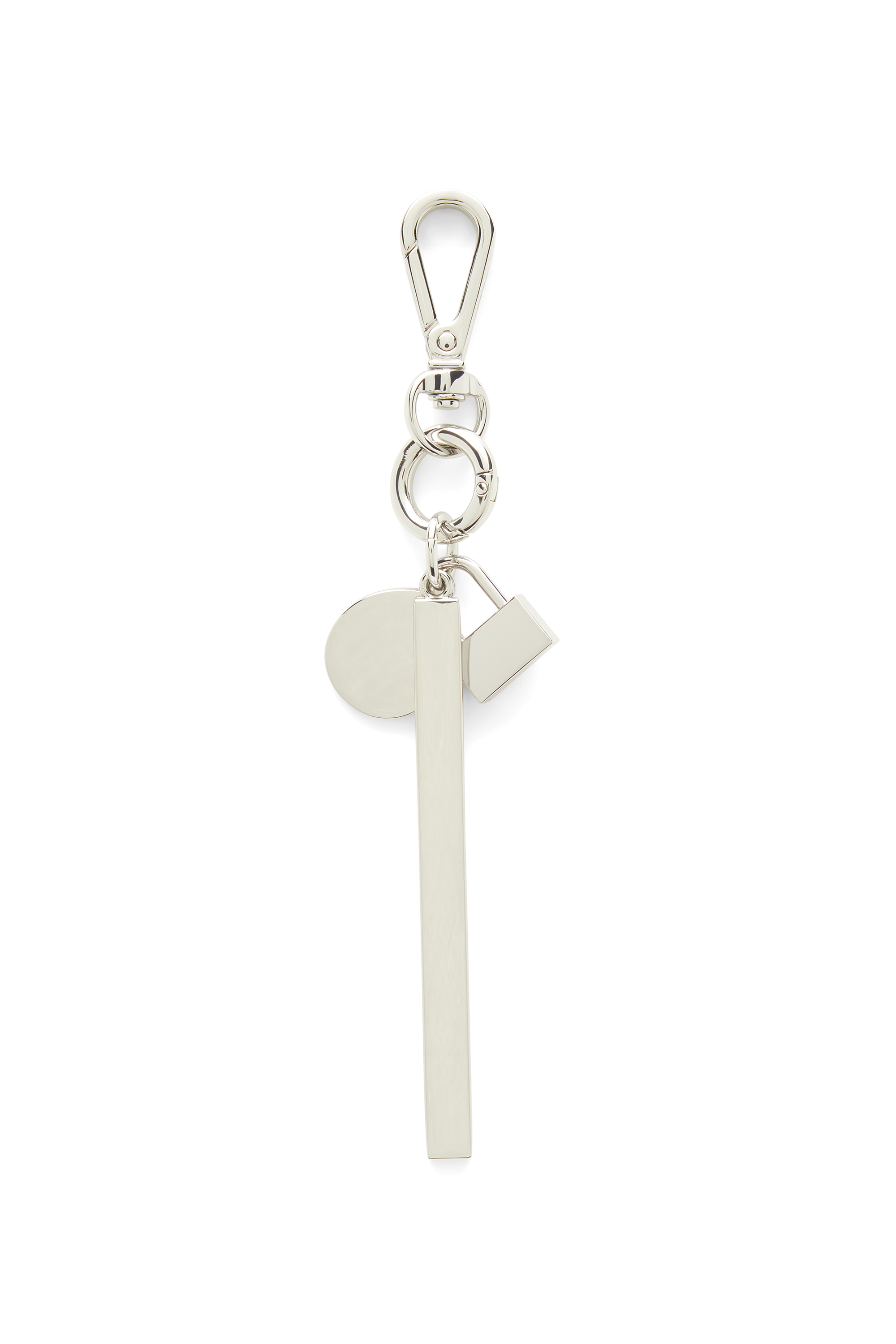 Diesel - TINDER CHARM, Llavero met&aacute;lico con efecto degradado Unisex in Plateado - 3