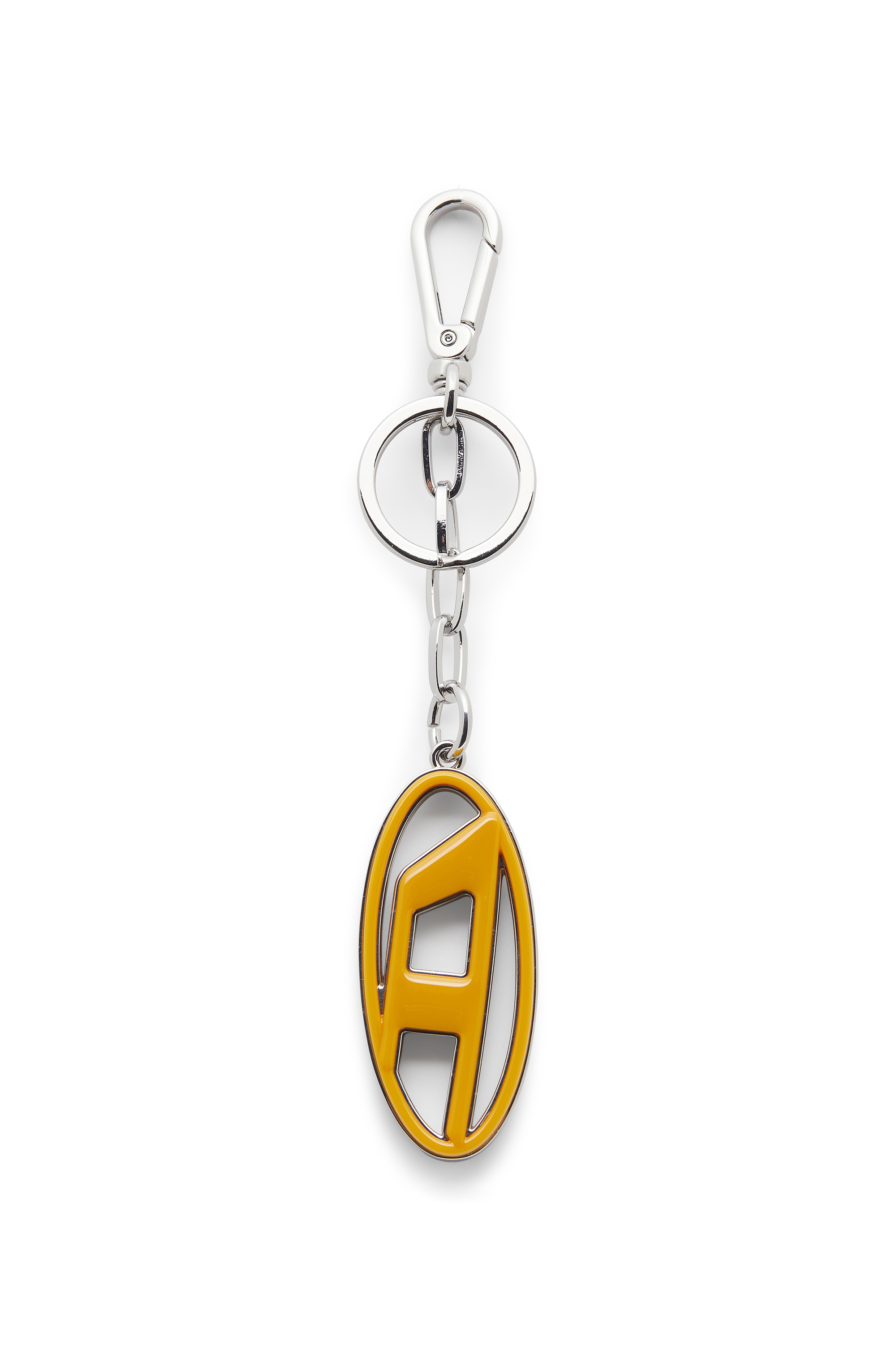 Diesel - CAGE-D LAYER, Llavero Oval D de metal y resina Hombre in Multicolor - 1