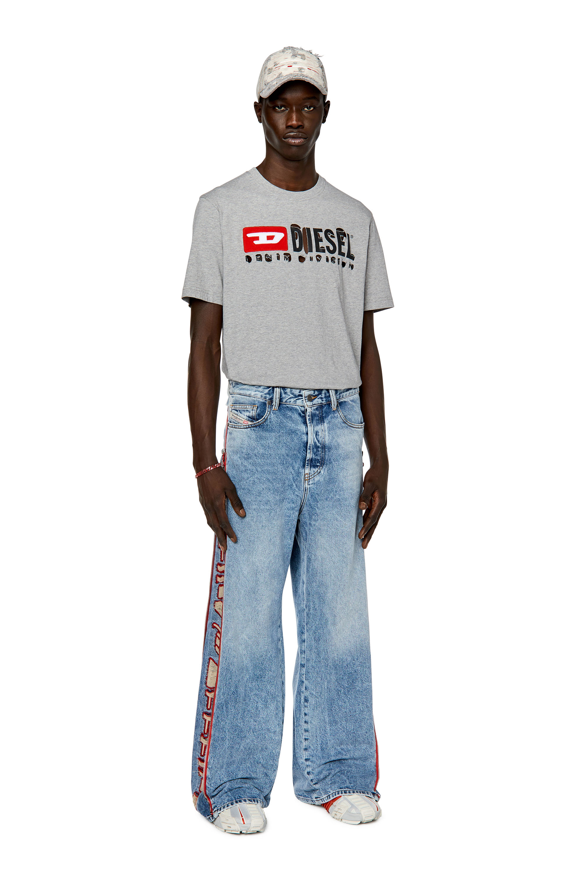 Diesel - D-Rise 09G47 Straight Jeans, Azul Claro - Image 4