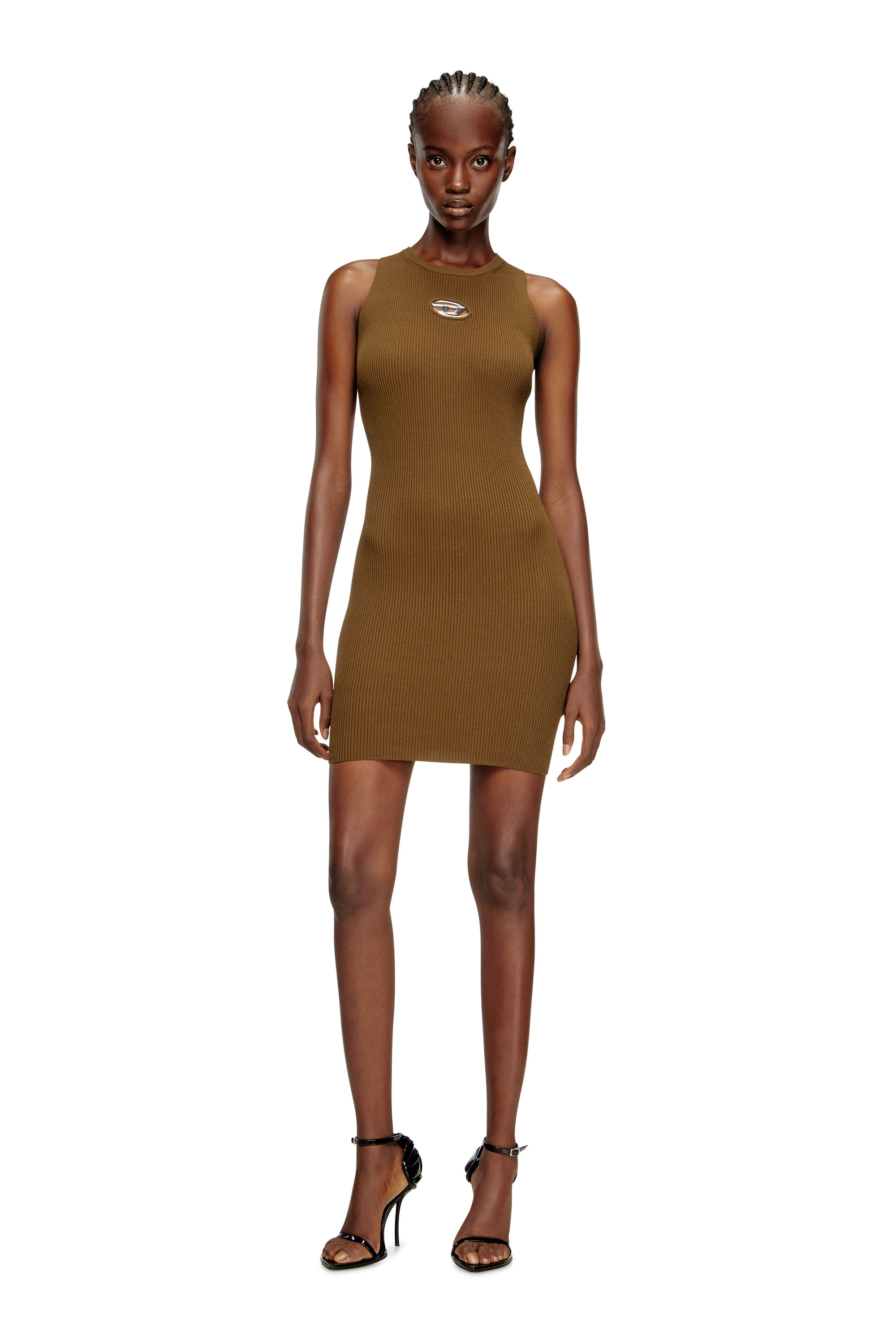 Diesel - M-CADDIX, Vestido sin mangas de tejido en canalé Mujer in ToBeDefined - 2