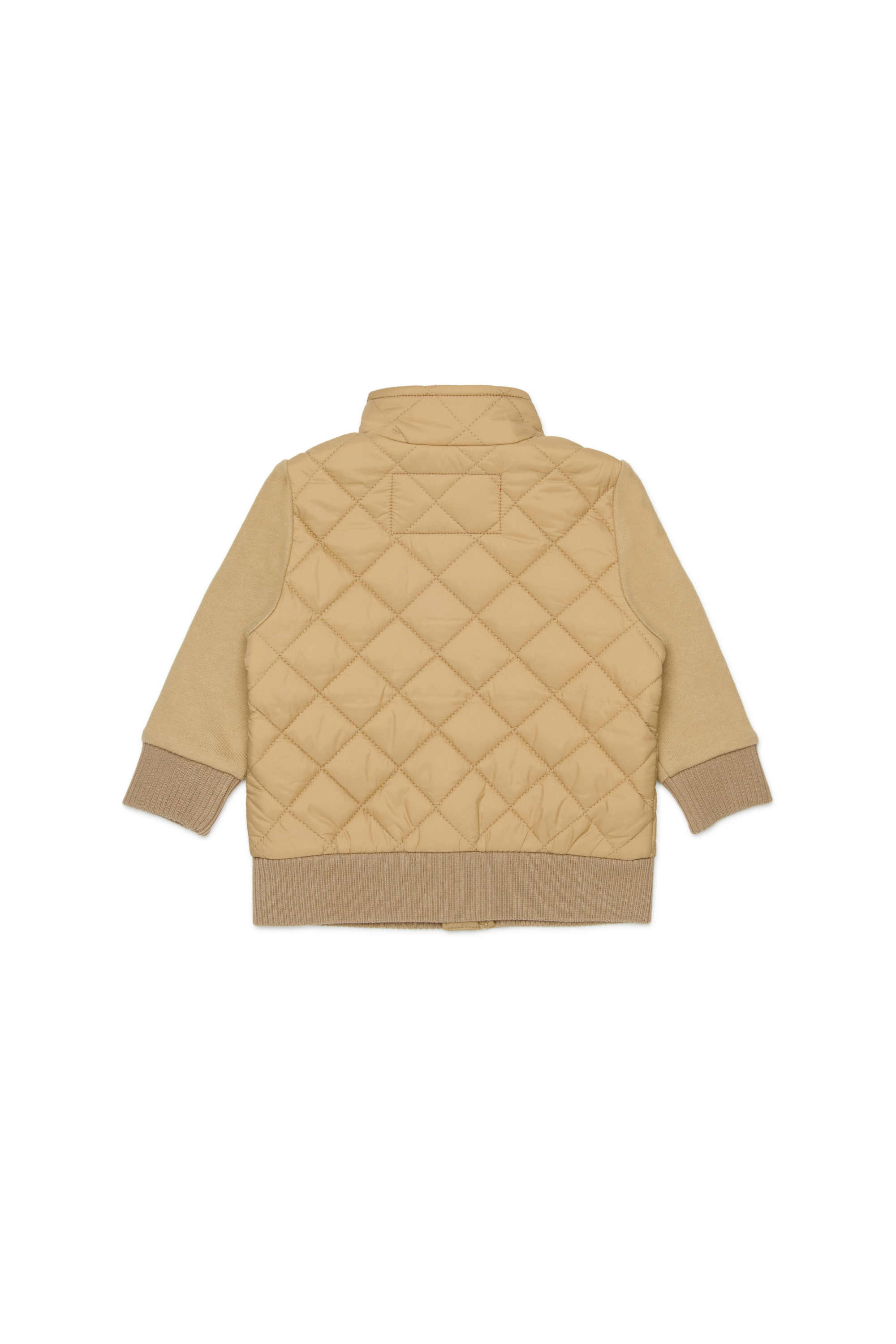 Diesel - SMONTB, Chaqueta acolchada de nailon con mangas de algod&oacute;n Unisex in Marr&oacute;n - 2