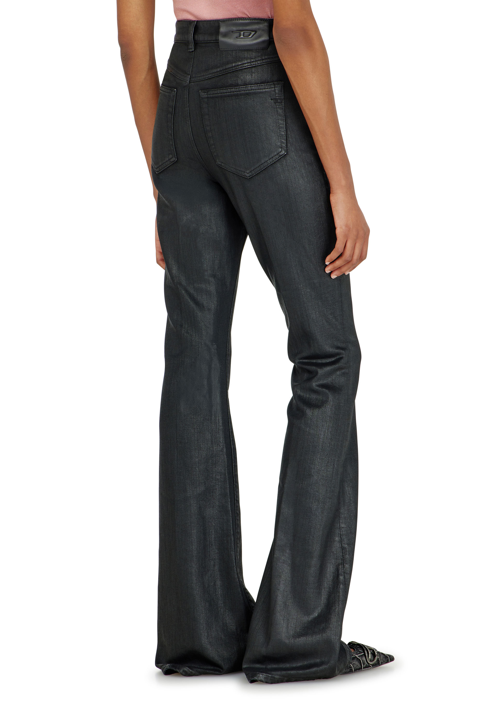 Diesel - Bootcut Jeans 1973 D-Partt 09P78 Mujer, Negro/Gris oscuro - 5