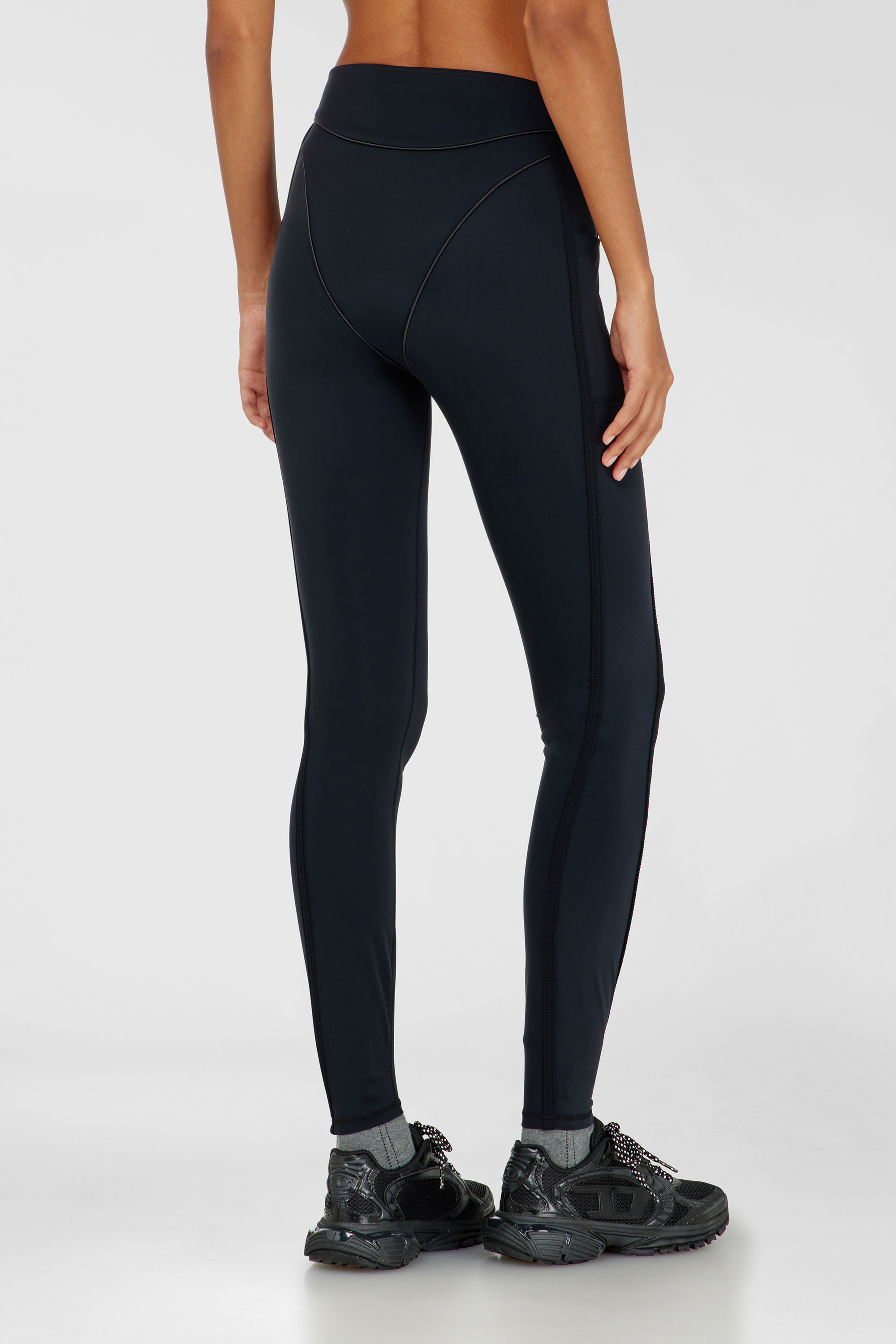 Diesel - FELICIA-UTLT, Woman's Leggings in microfibre in null - 3