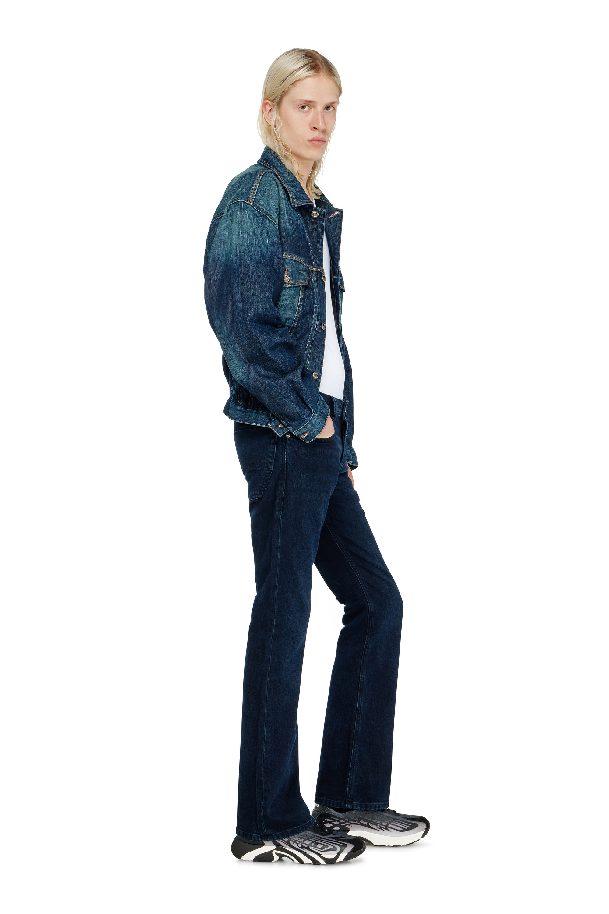 Diesel - Bootcut Jeans 2007 Zatiny 0KBBJ Hombre, Azul Oscuro - 2