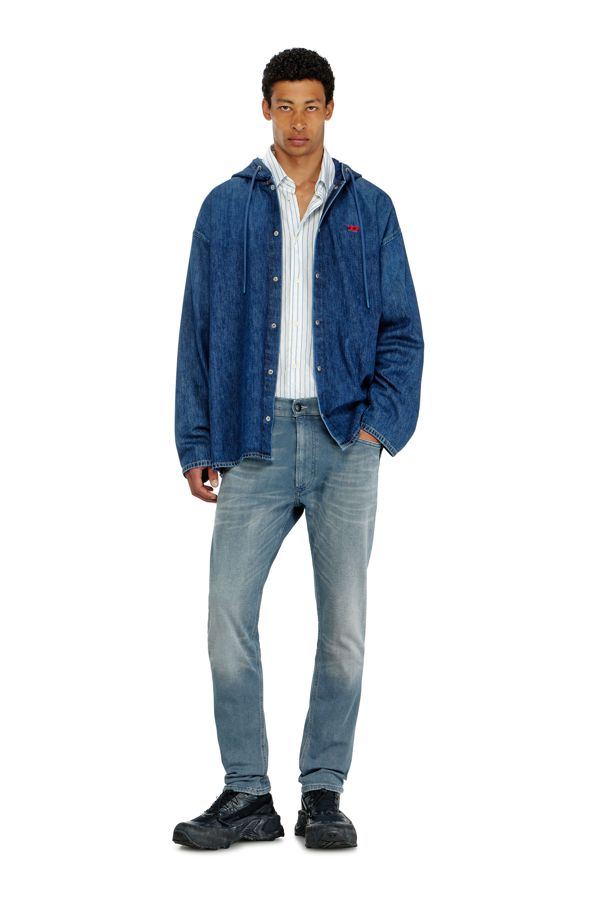 Diesel - Regular 2032 D-Krooley-BW Joggjeans&reg; 09P91 Hombre, Azul Claro - 2