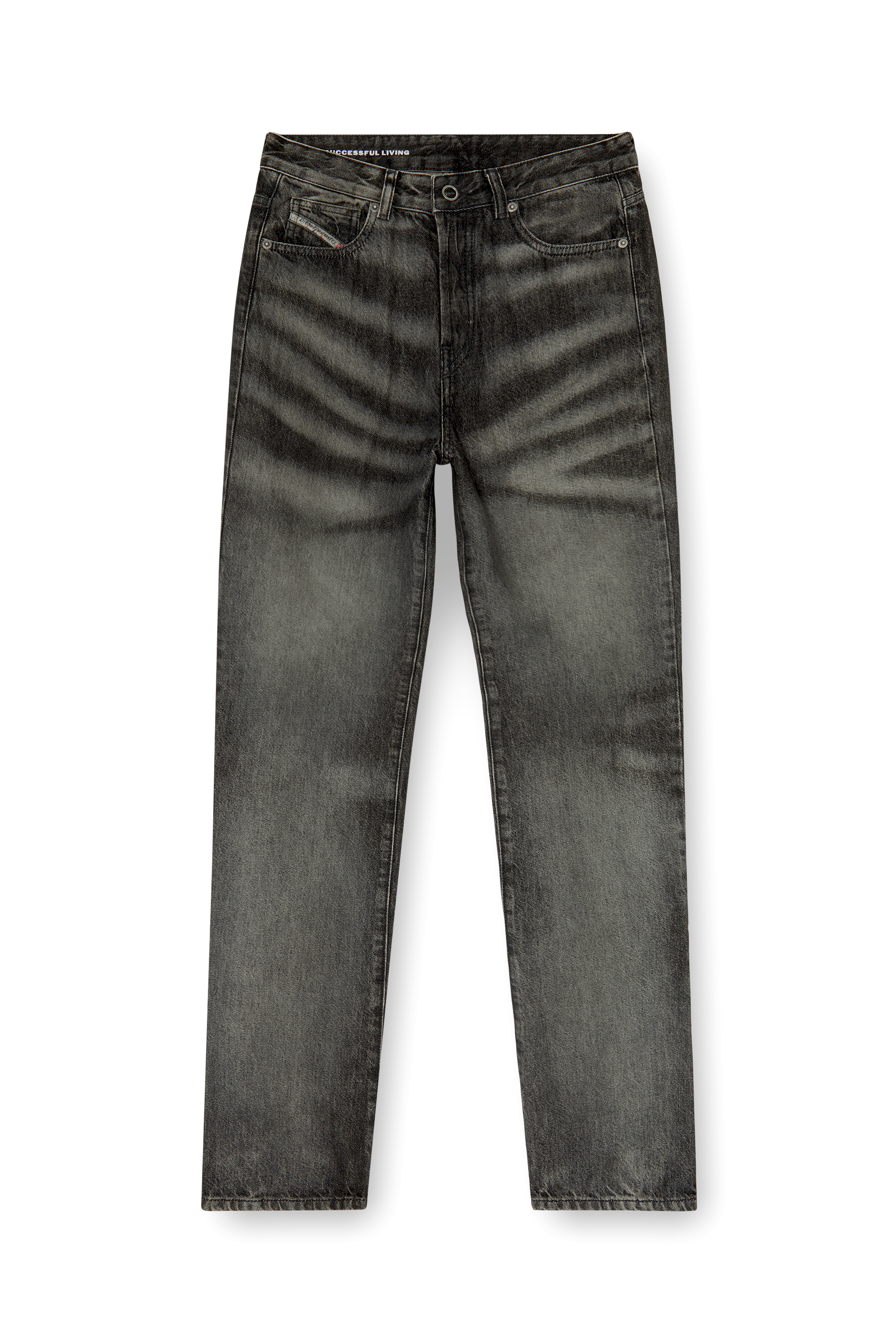 Diesel - Regular Jeans D-Heel 09R33 Mujer, Negro/Gris oscuro - 6