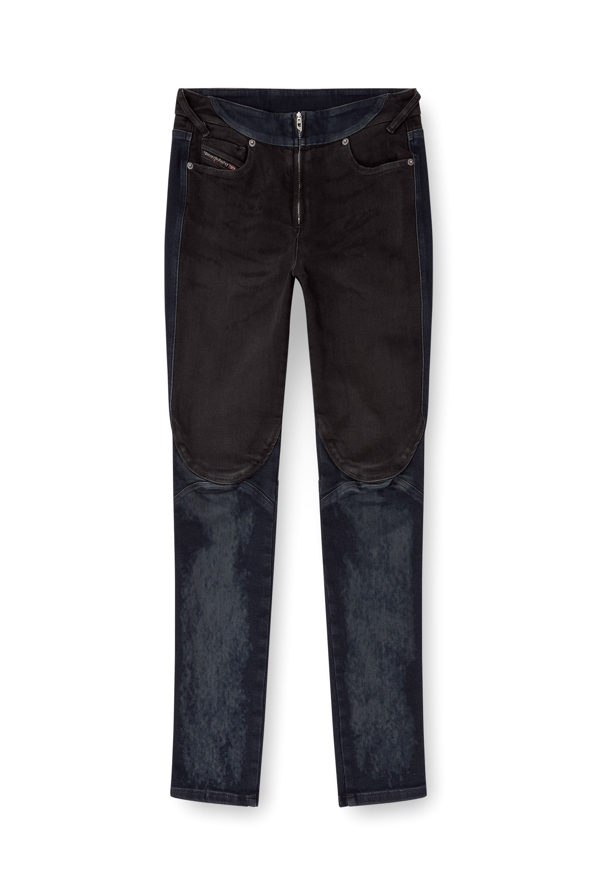 Diesel - Slim Jeans D-Bikee 09M92 Mujer, Azul Oscuro - 3
