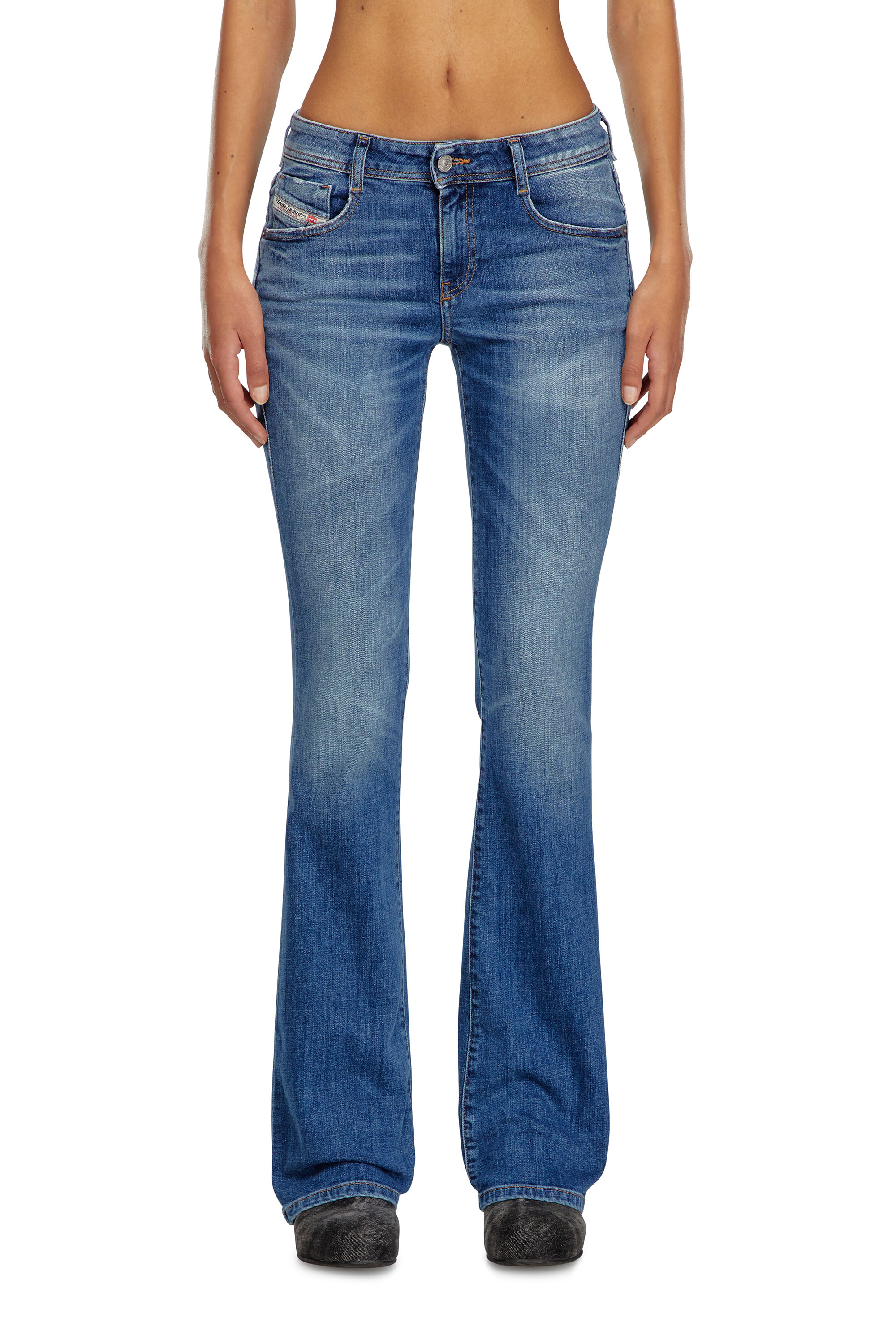 Diesel - Bootcut Jeans 1969 D-Ebbey 09J33 Mujer, Azul medio - 1