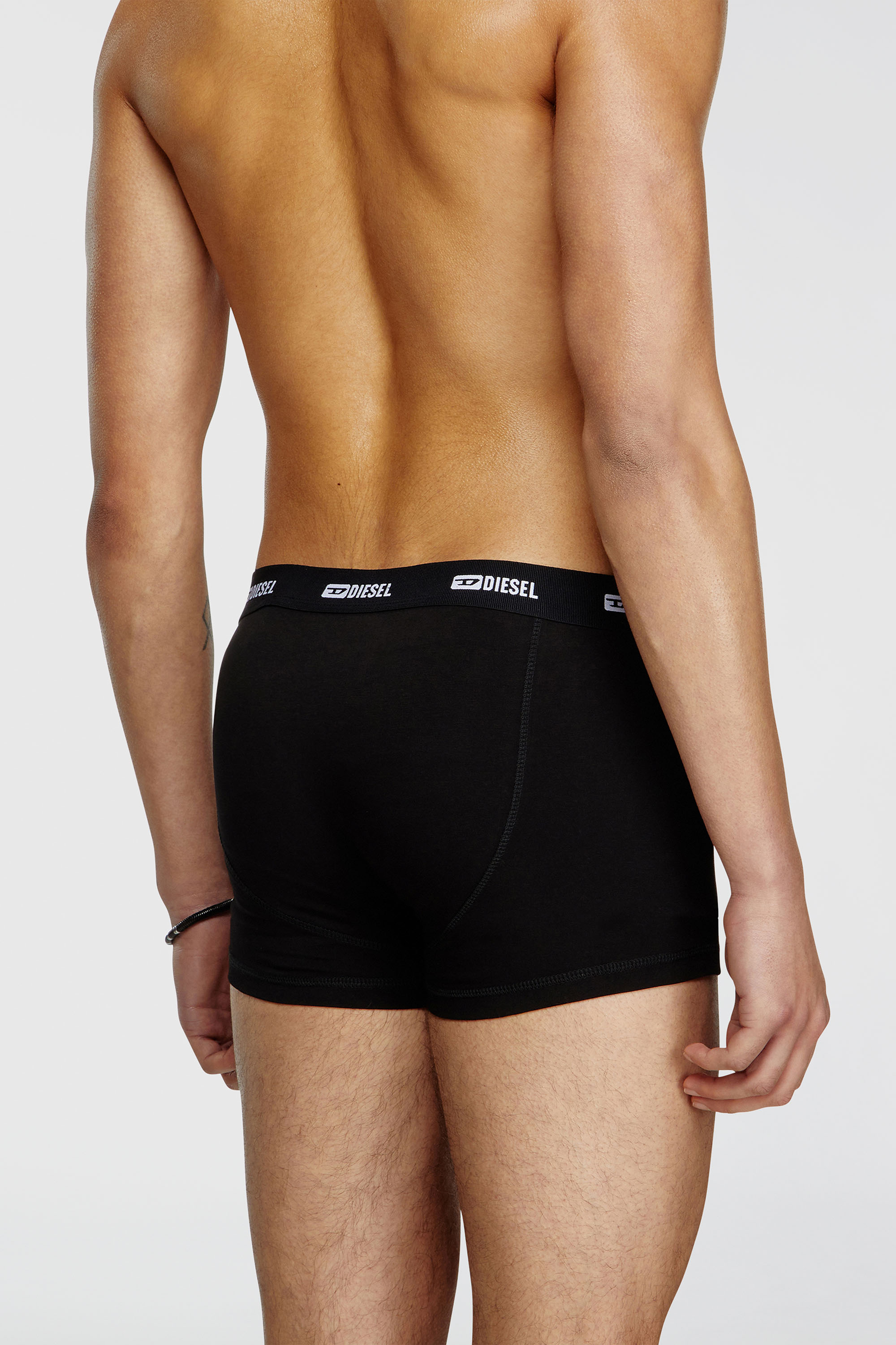 Diesel - DAMIEN-UTLT-3PACK, Paquete de tres b&oacute;xers Hombre in Negro - 4